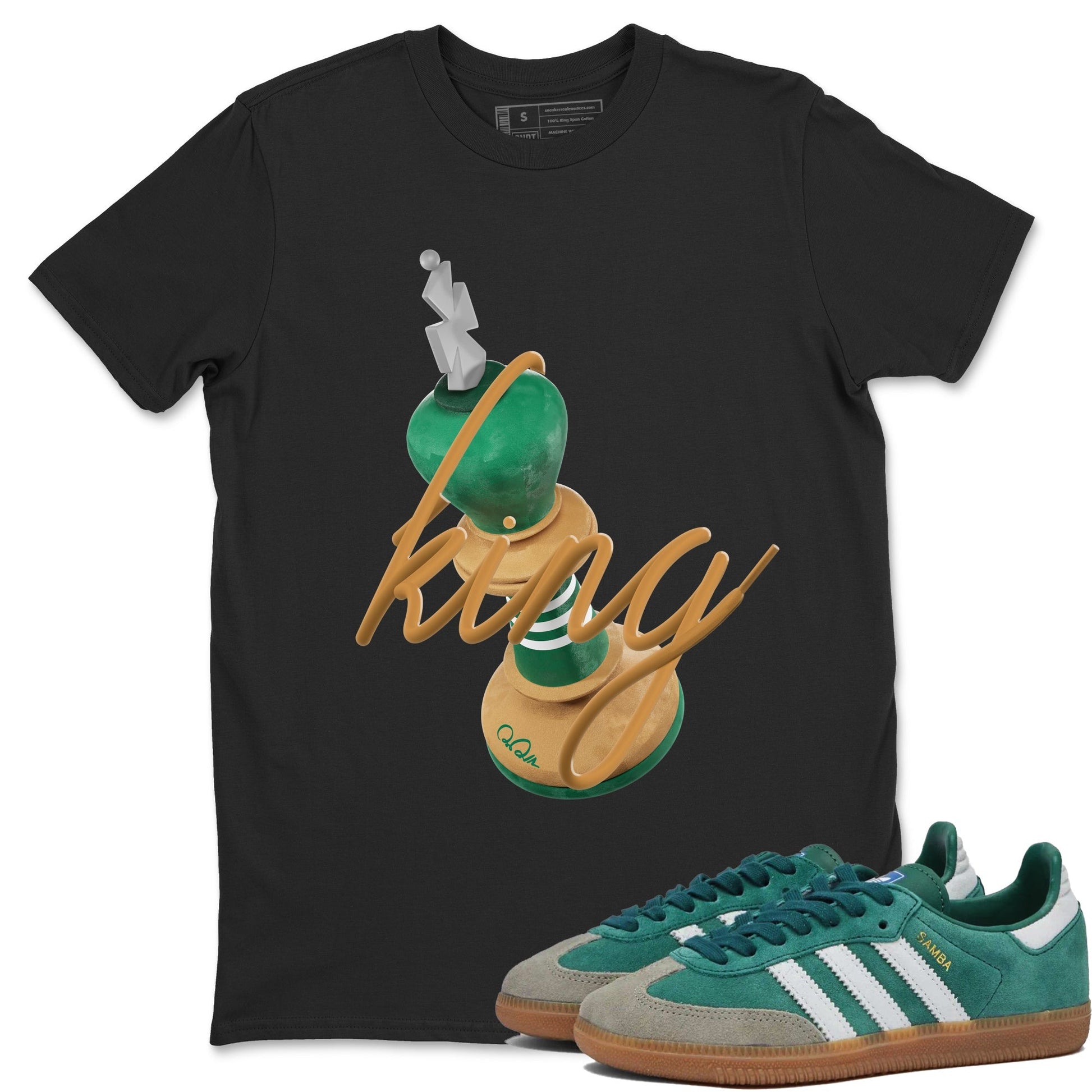 3D King Sneaker Tee - Samba Collegiate Green Gum