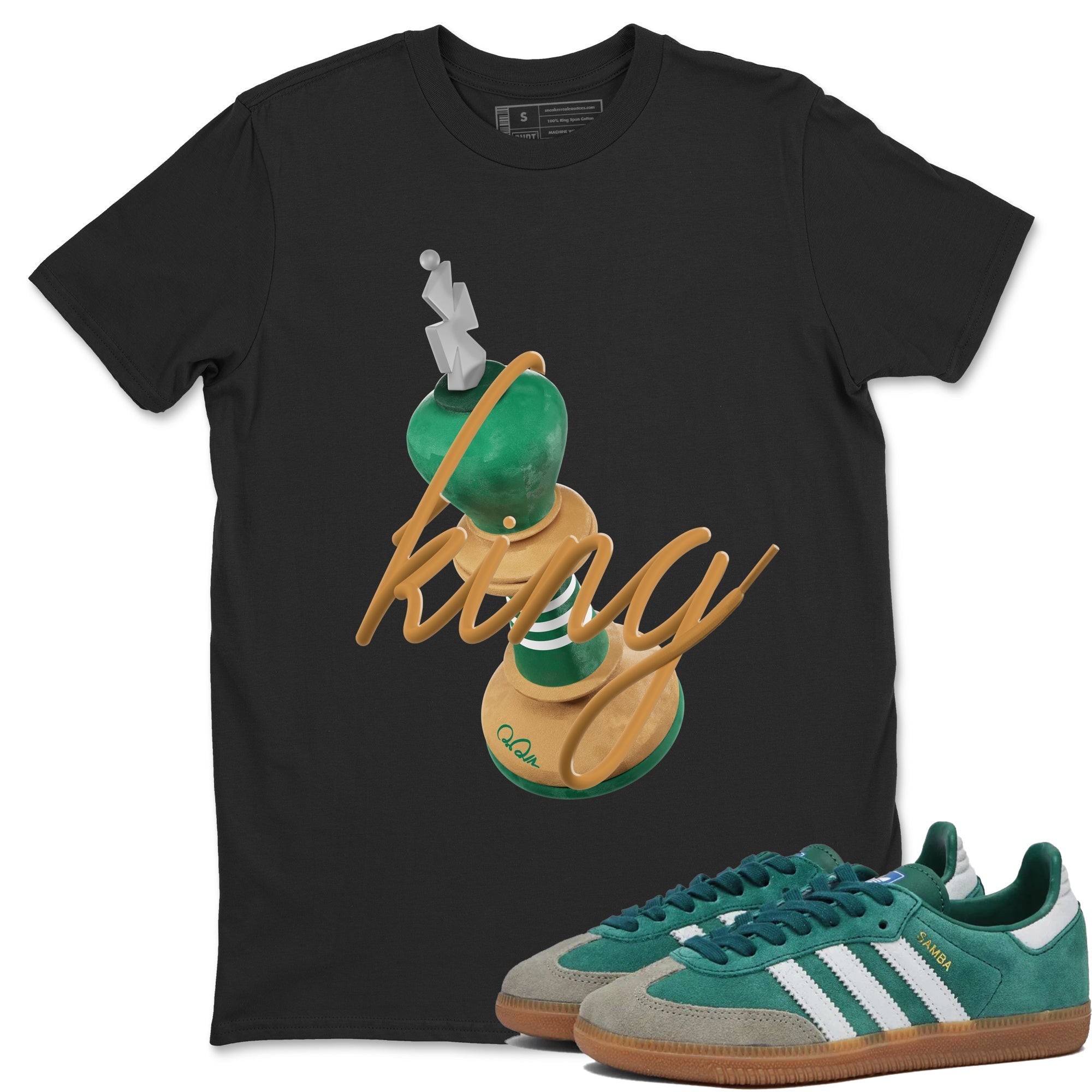 3D King Sneaker Tee - Samba Collegiate Green Gum