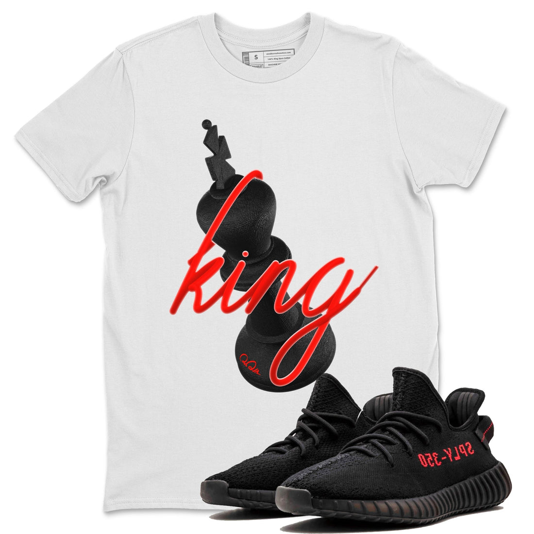 3D King Sneaker Tee - Yeezy 350 Bred