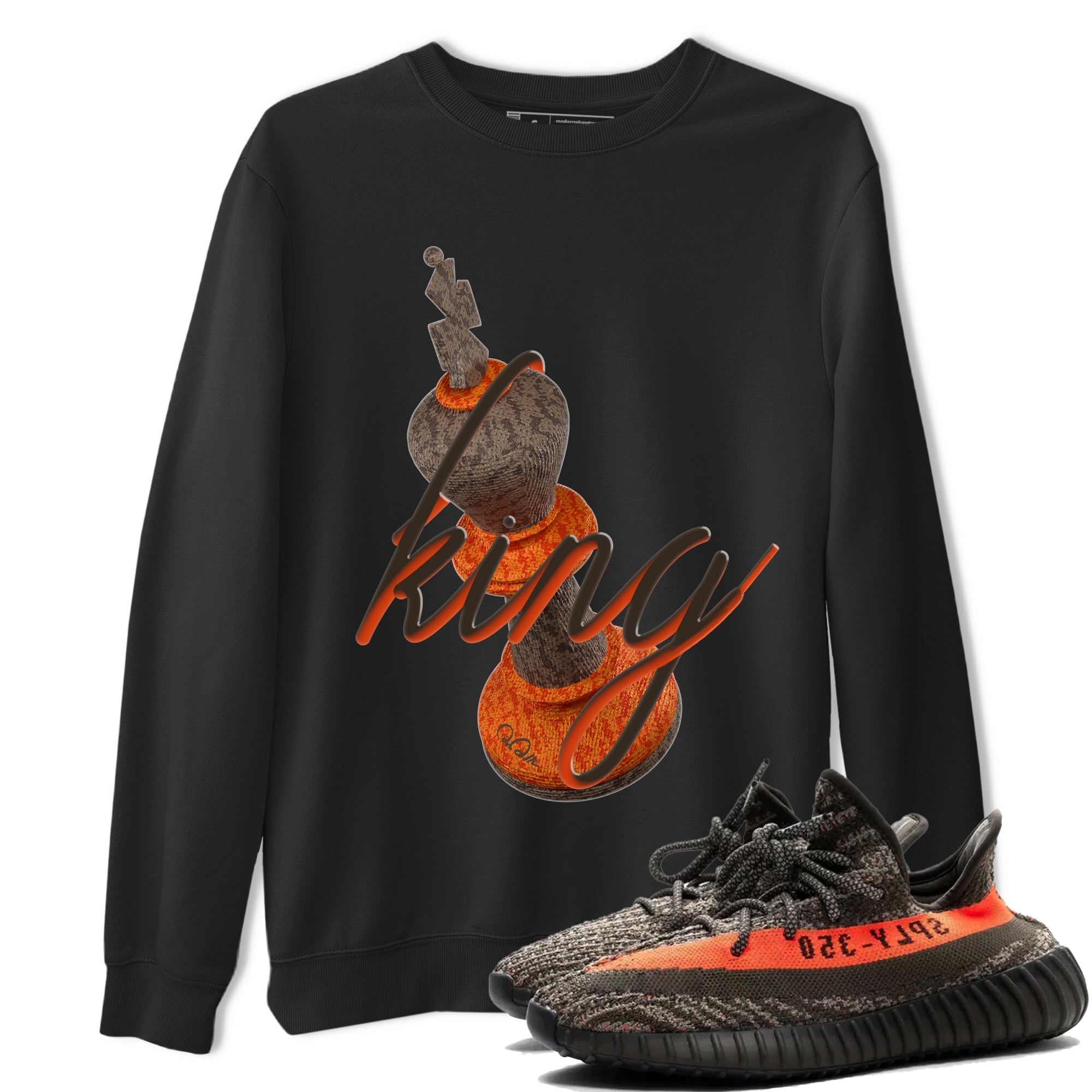 3D King Sneaker Tee - Yeezy 350 Carbon Beluga