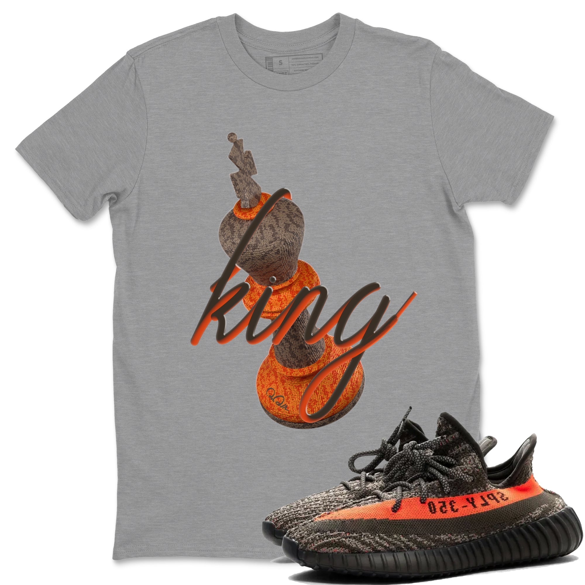 3D King Sneaker Tee - Yeezy 350 Carbon Beluga