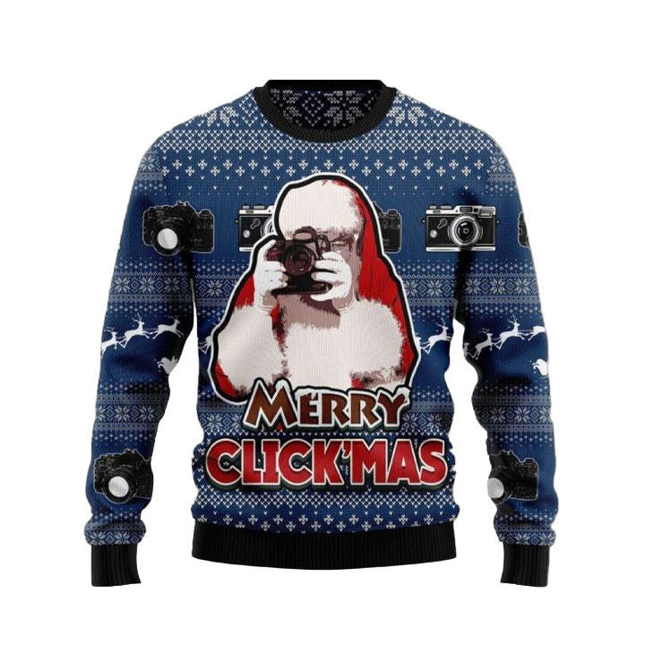 3D Merry Clickmas Funny Ugly Christmas Sweater ? Usalast