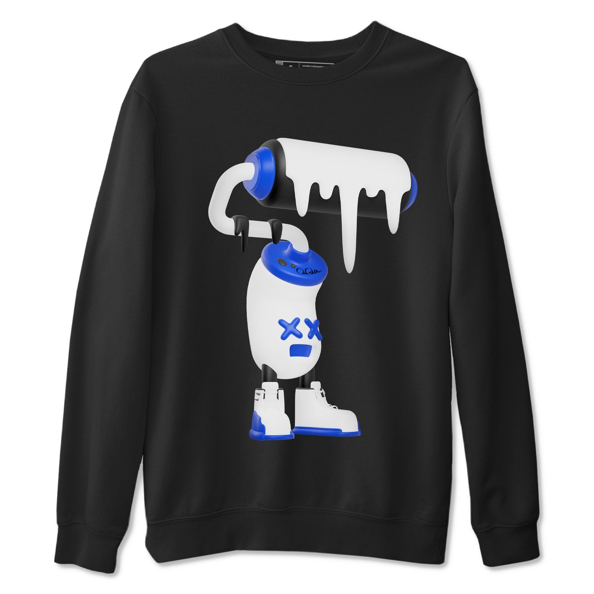 3D Paint Roller Sneaker Tees - Air Jordan 12 Blueberry