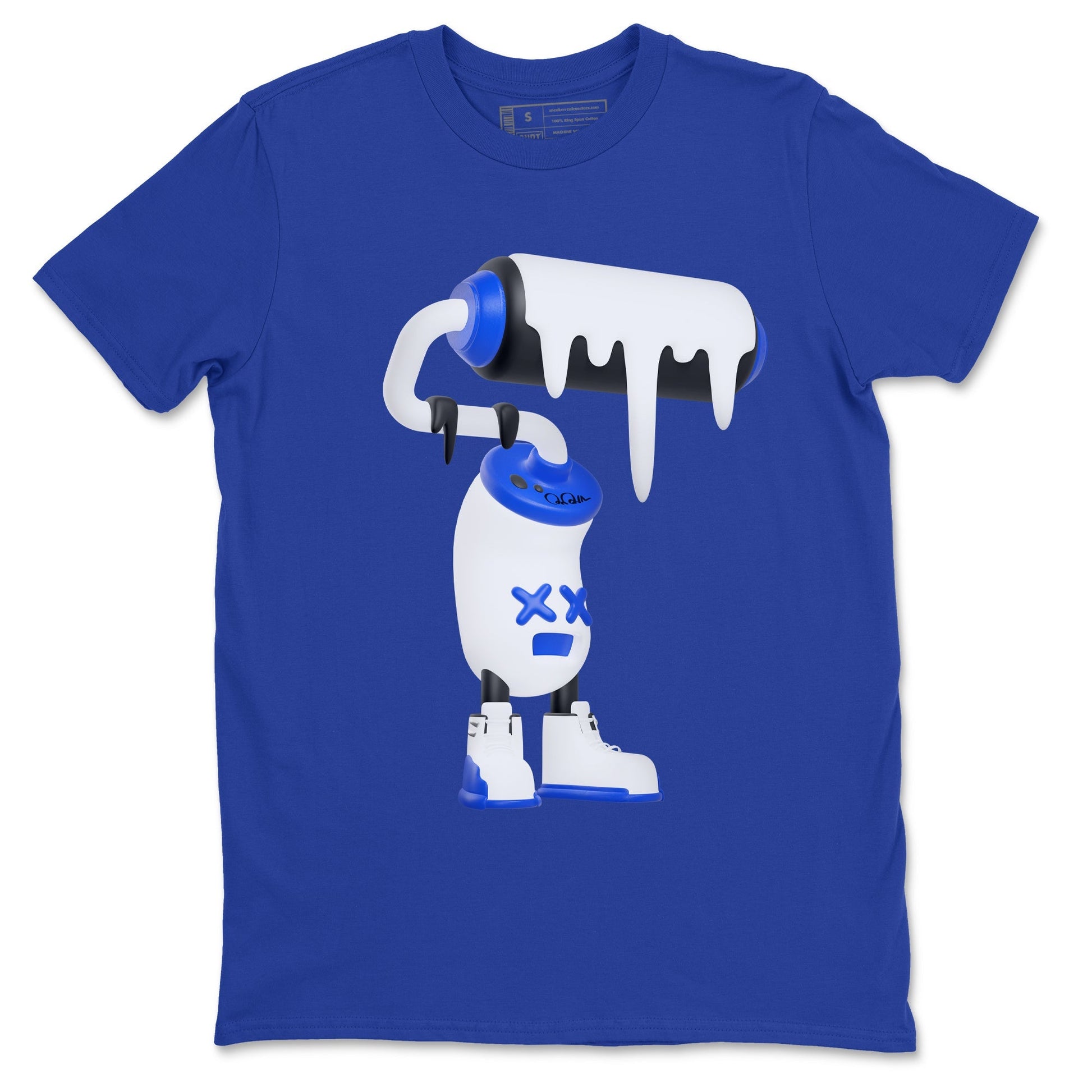 3D Paint Roller Sneaker Tees - Air Jordan 12 Blueberry