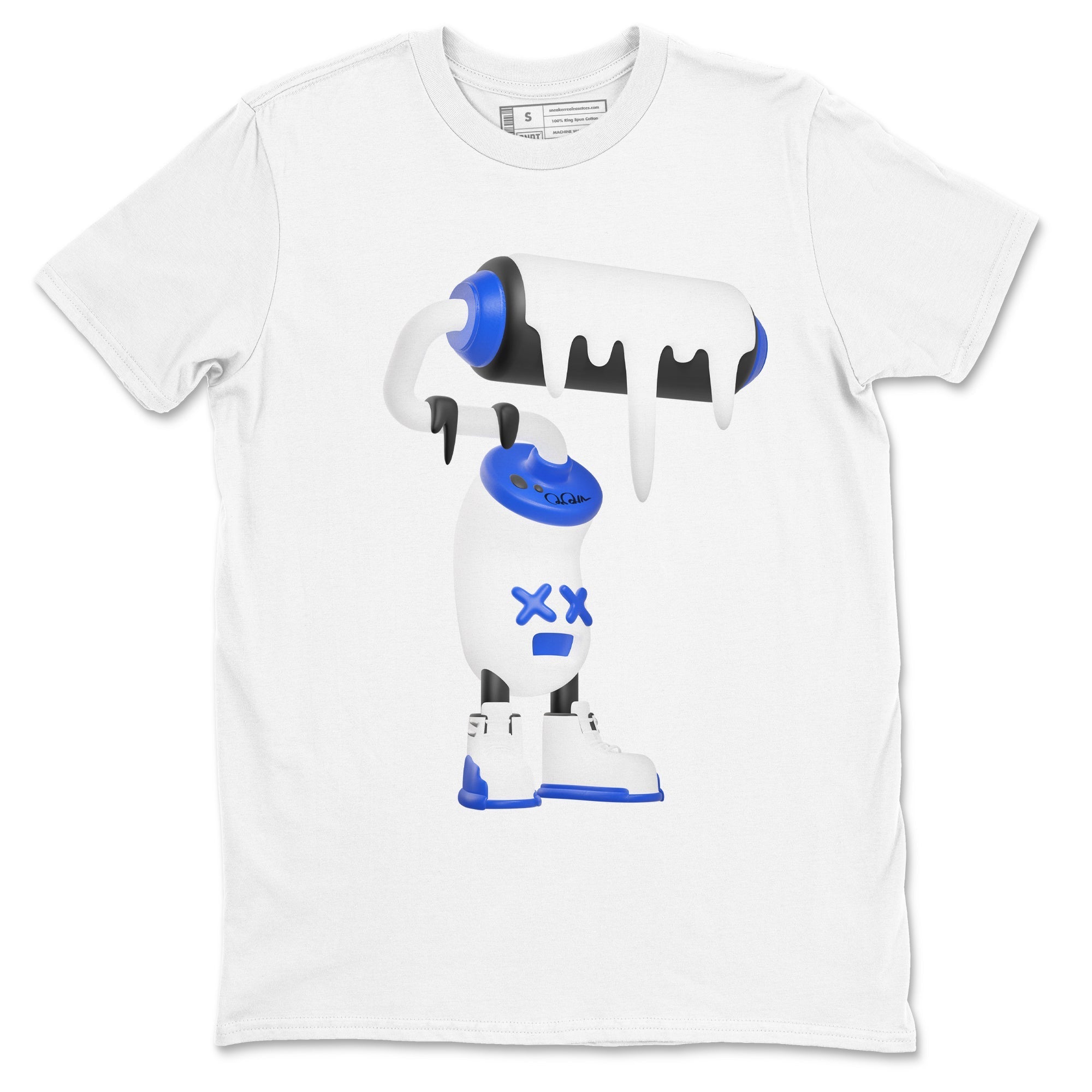 3D Paint Roller Sneaker Tees - Air Jordan 12 Blueberry