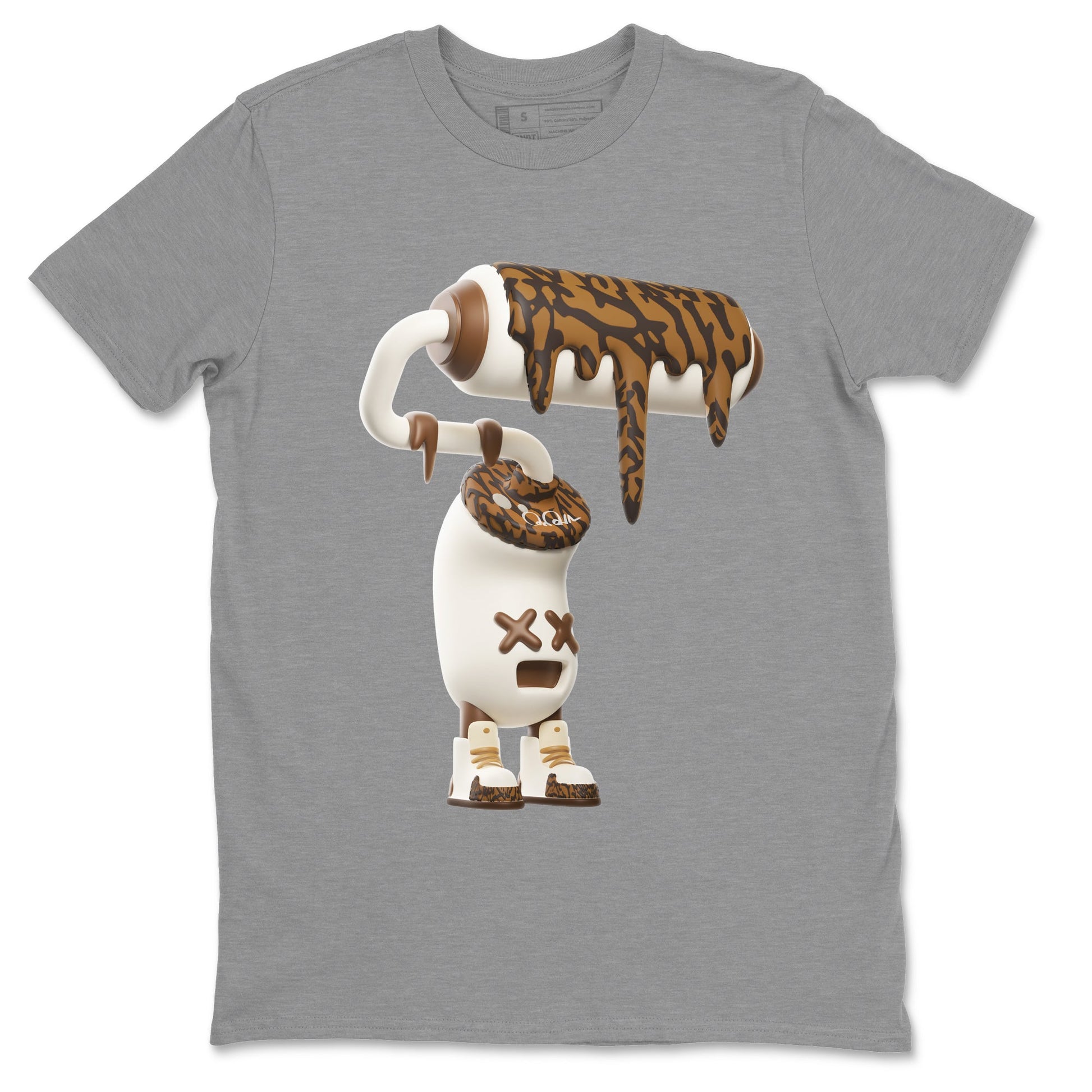 3D Paint Roller Unisex Tops - Air Jordan 3 Palomino