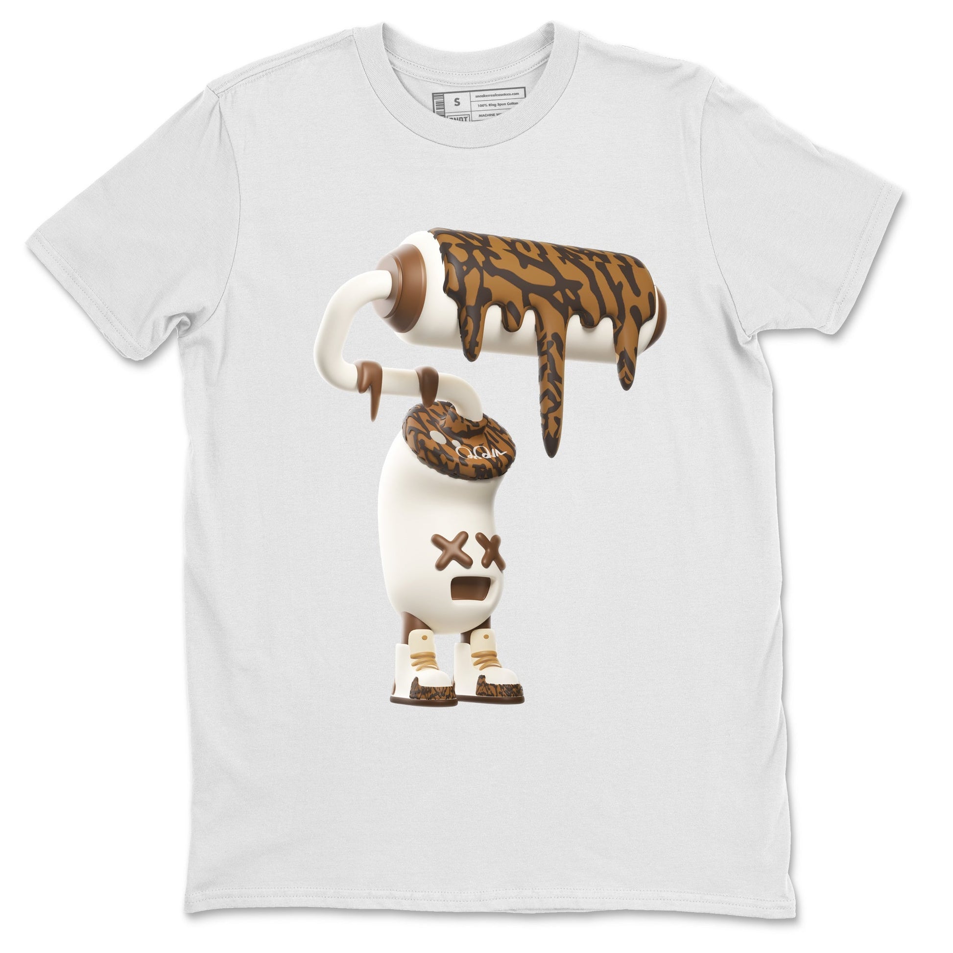 3D Paint Roller Unisex Tops - Air Jordan 3 Palomino