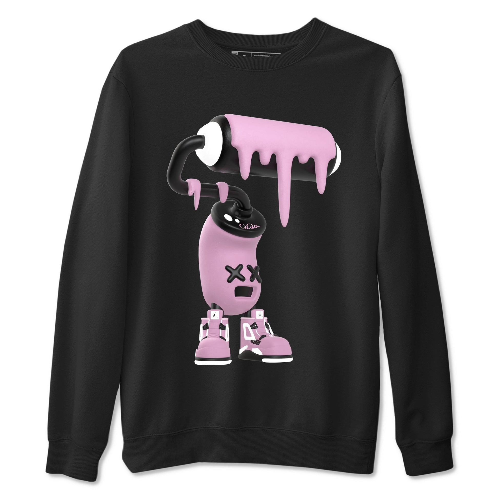 3D Paint Roller Sneaker Tees - Air Jordan 4 Orchid