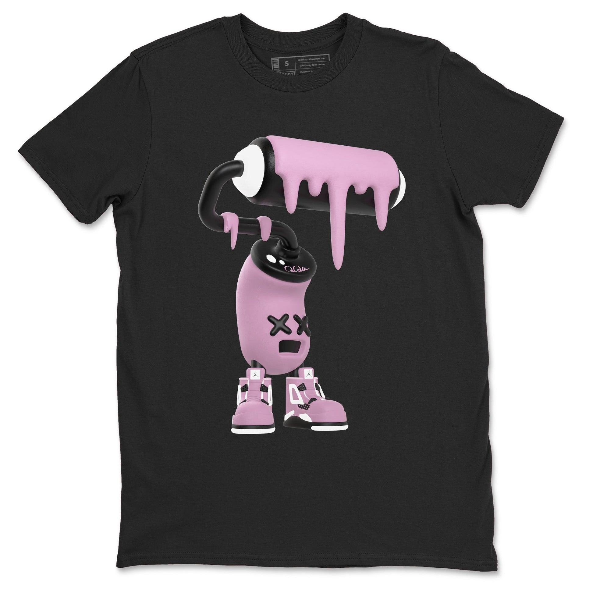3D Paint Roller Sneaker Tees - Air Jordan 4 Orchid