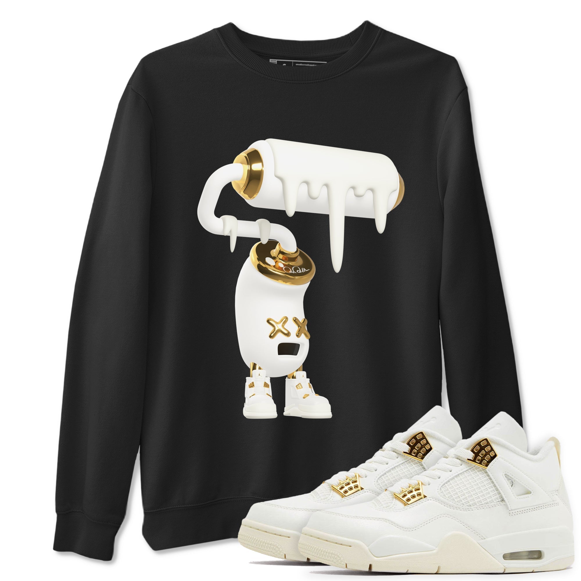 3D Paint Roller Sneaker Tees - Air Jordan 4 Sail 2024