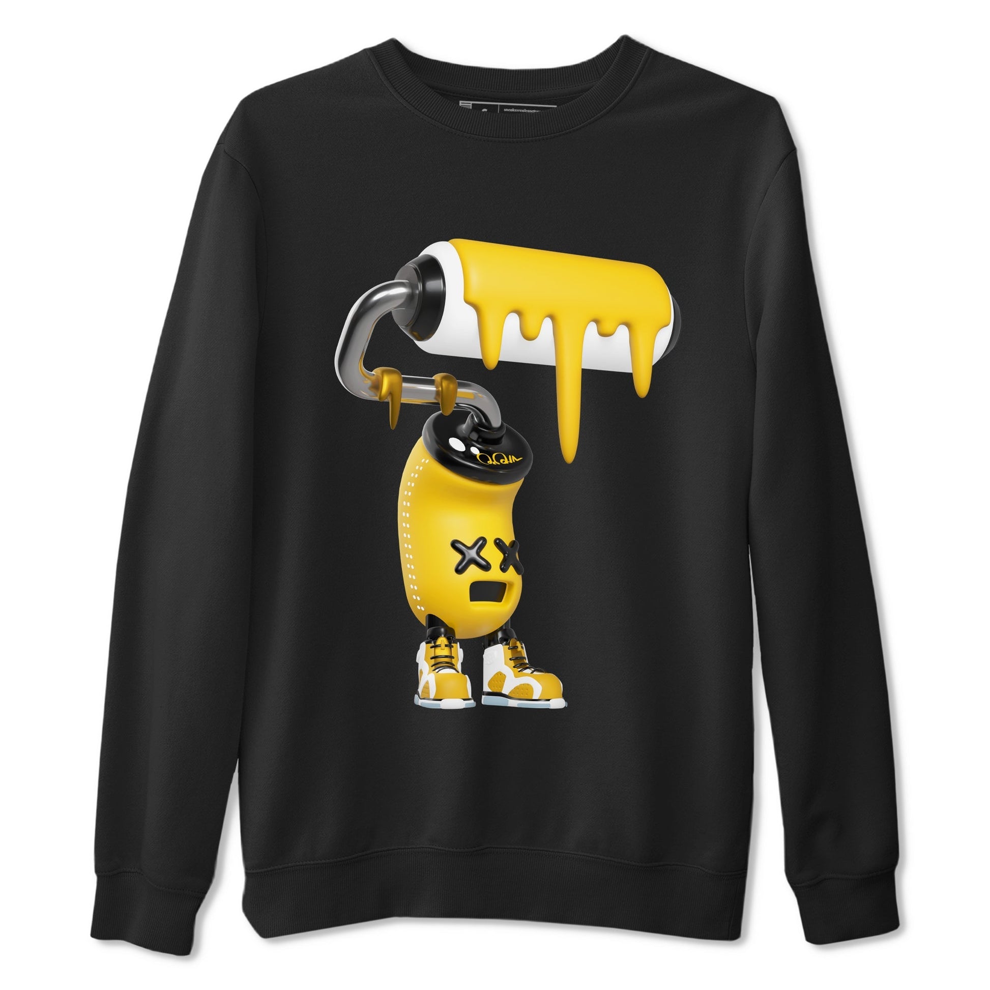 3D Paint Roller Sneaker Tee - Air Jordan 6 Yellow Ochre