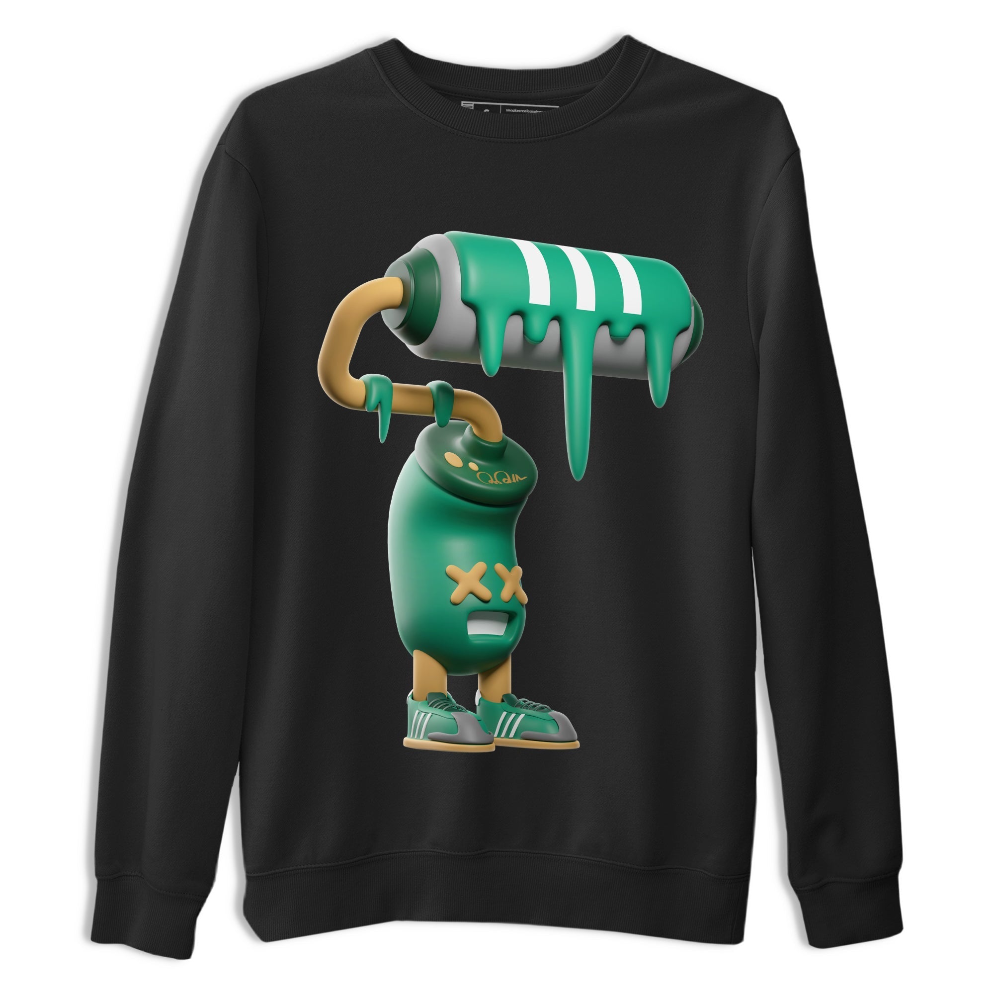 3D Paint Roller Sneaker Tee - Samba Collegiate Green Gum