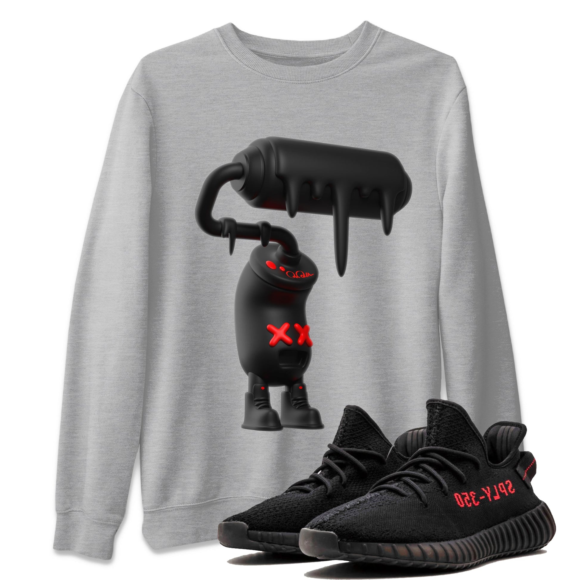 3D Paint Roller Sneaker Tee - Yeezy 350 Bred