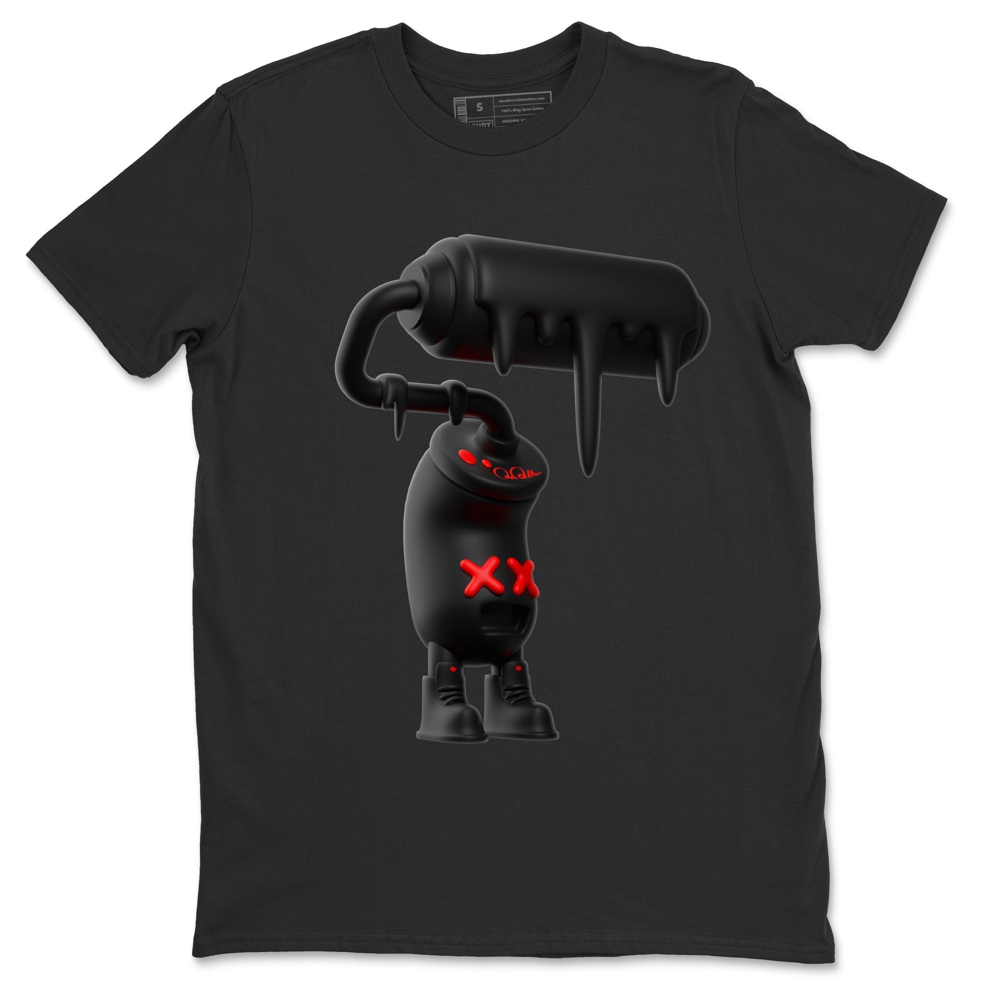 3D Paint Roller Sneaker Tee - Yeezy 350 Bred