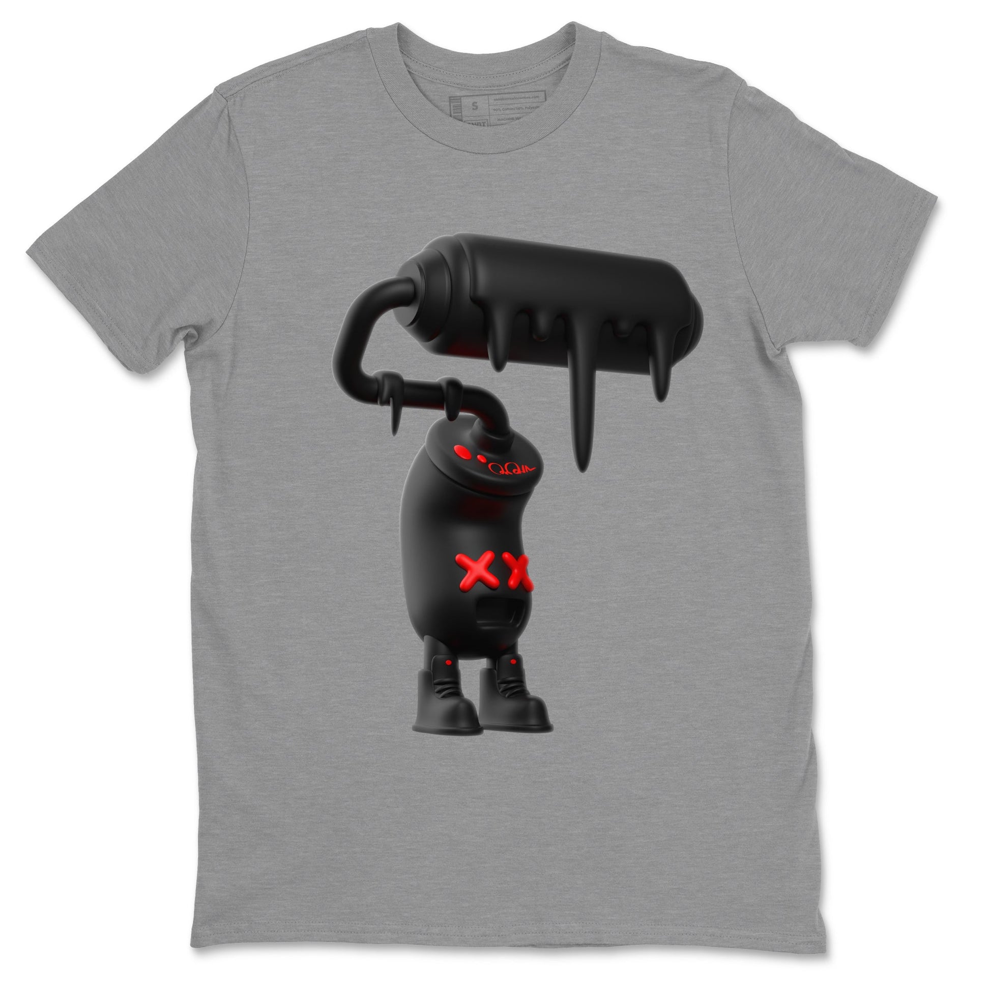 3D Paint Roller Sneaker Tee - Yeezy 350 Bred
