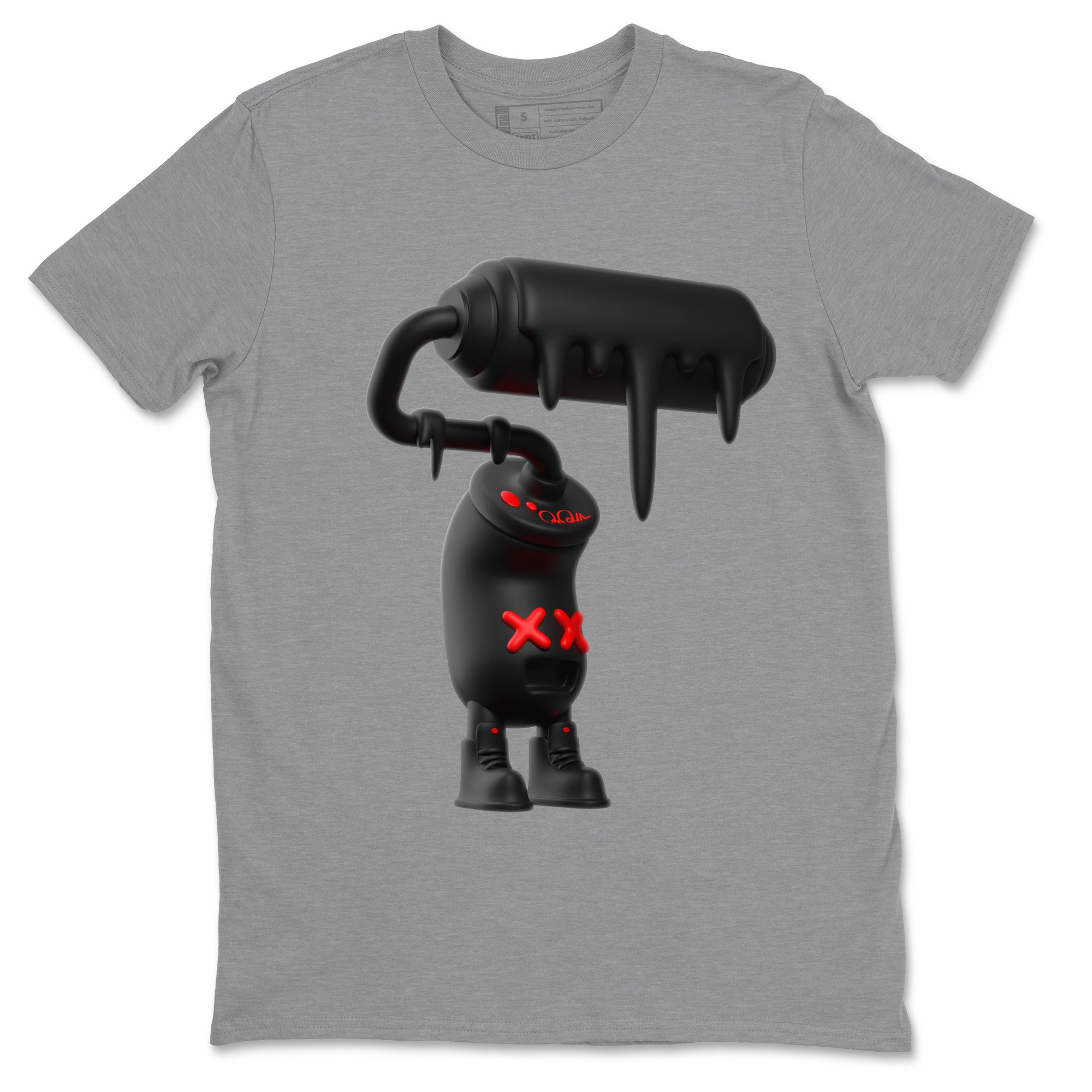 3D Paint Roller Sneaker Tee - Yeezy 350 Bred