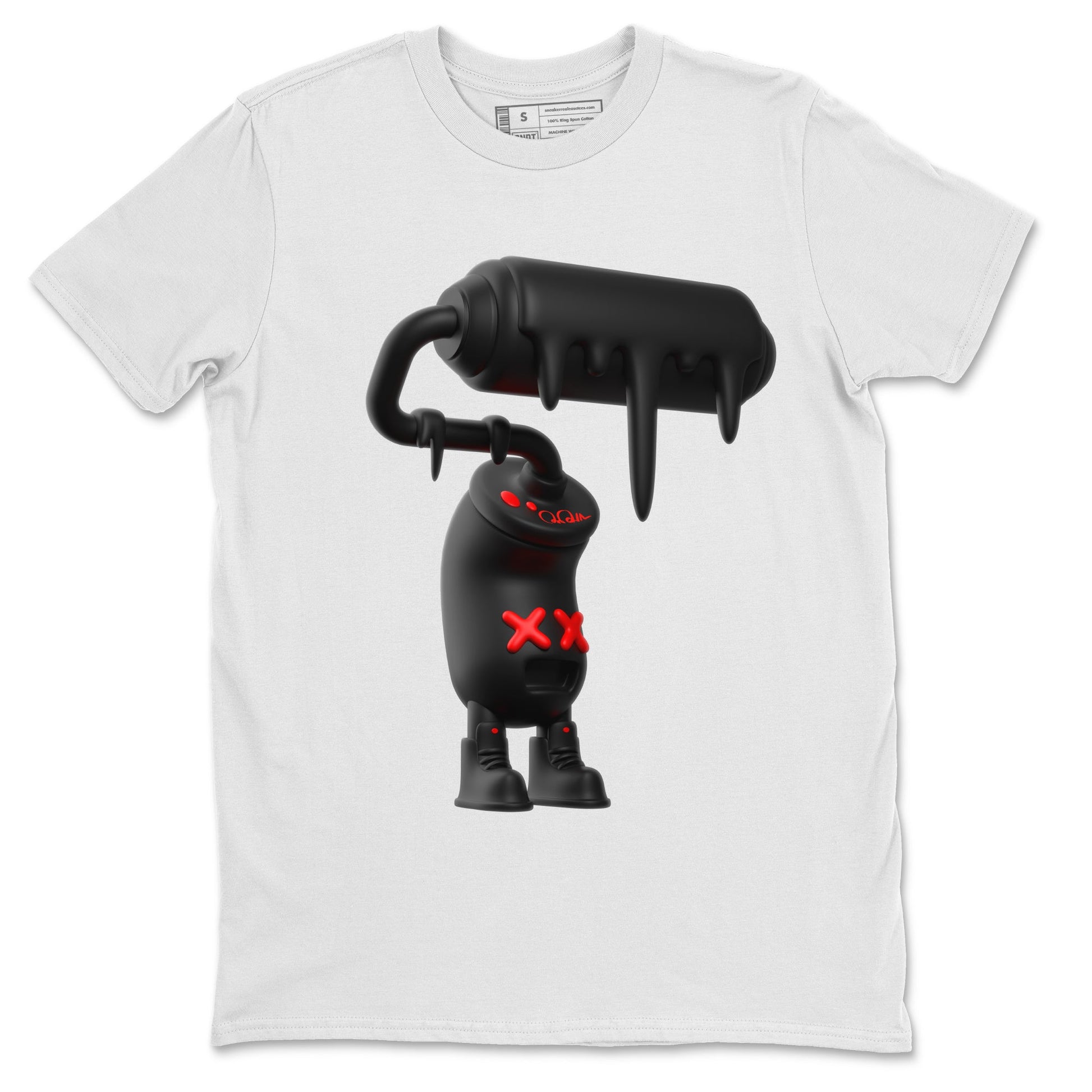 3D Paint Roller Sneaker Tee - Yeezy 350 Bred