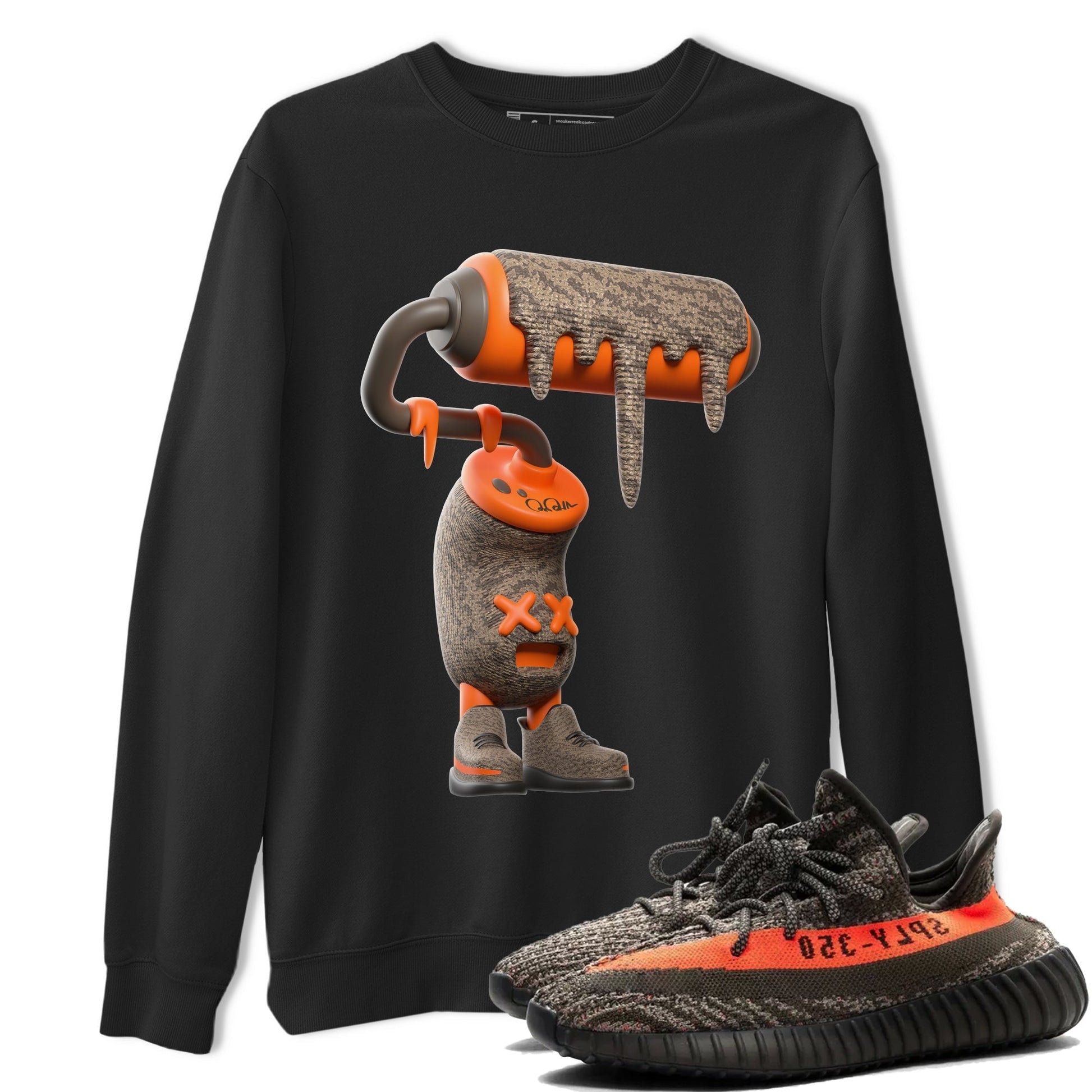 3D Paint Roller Sneaker Tee - Yeezy 350 Carbon Beluga