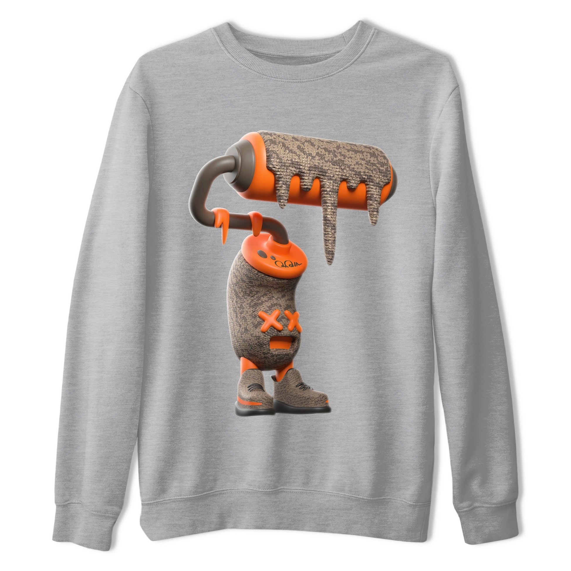 3D Paint Roller Sneaker Tee - Yeezy 350 Carbon Beluga
