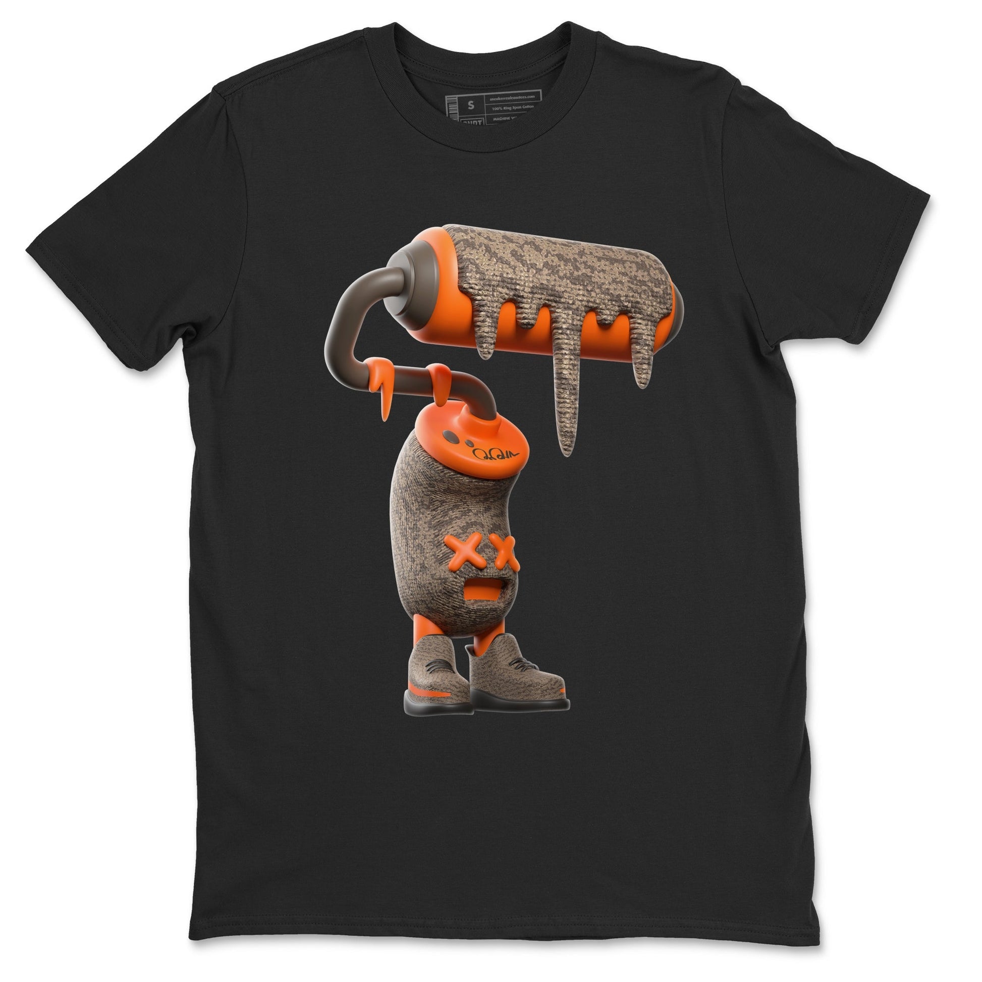 3D Paint Roller Sneaker Tee - Yeezy 350 Carbon Beluga