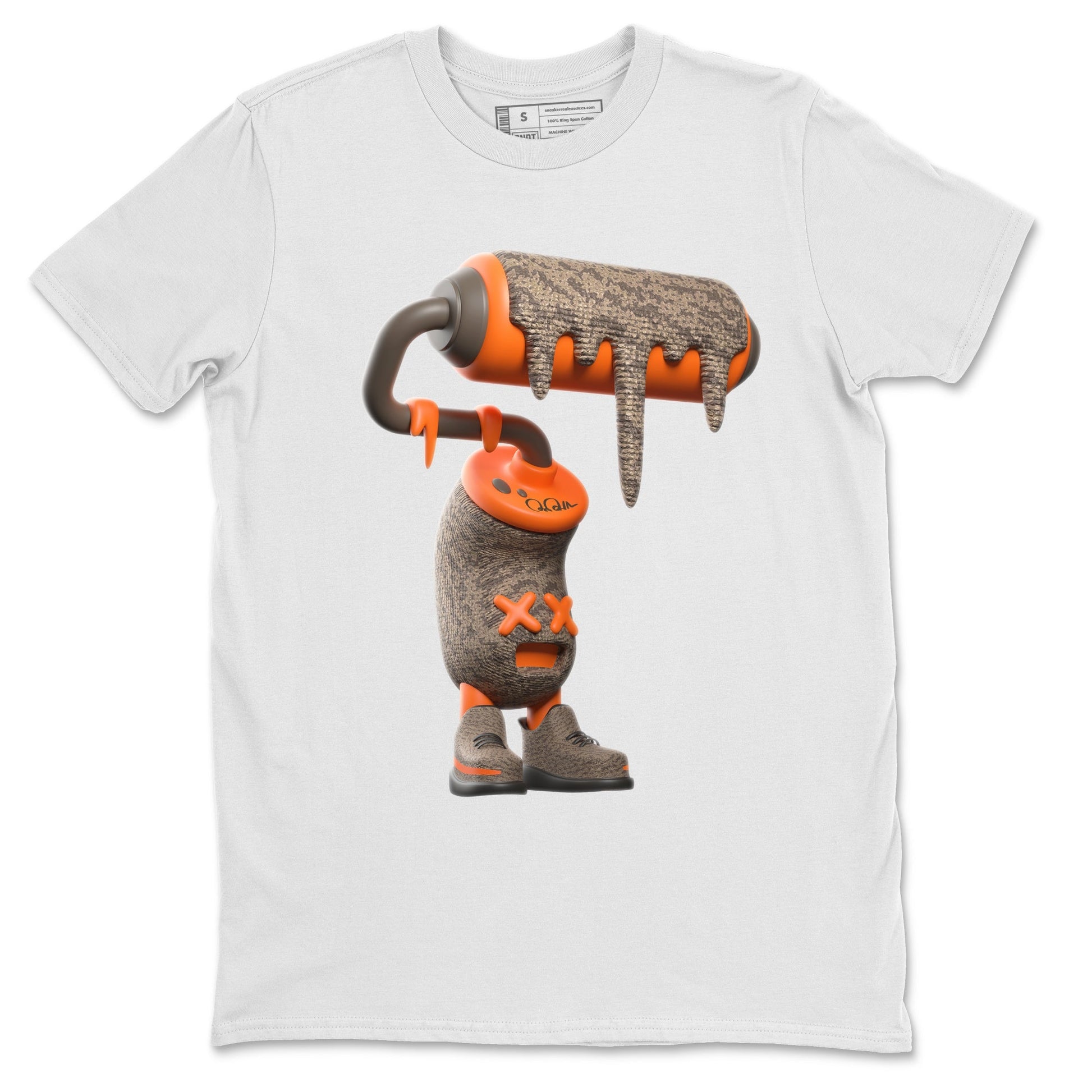 3D Paint Roller Sneaker Tee - Yeezy 350 Carbon Beluga