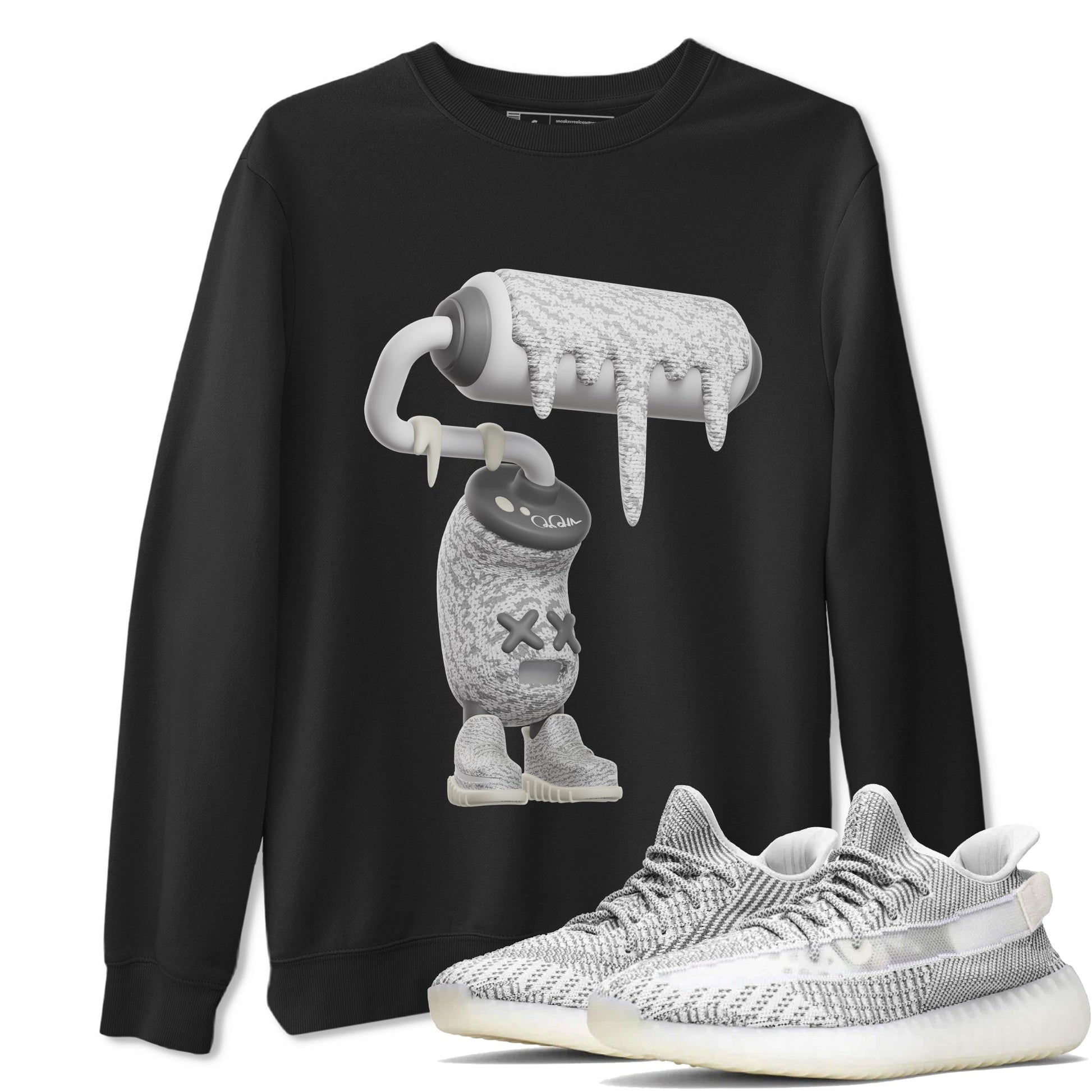 3D Paint Roller Sneaker Tee - Yeezy 350 Static