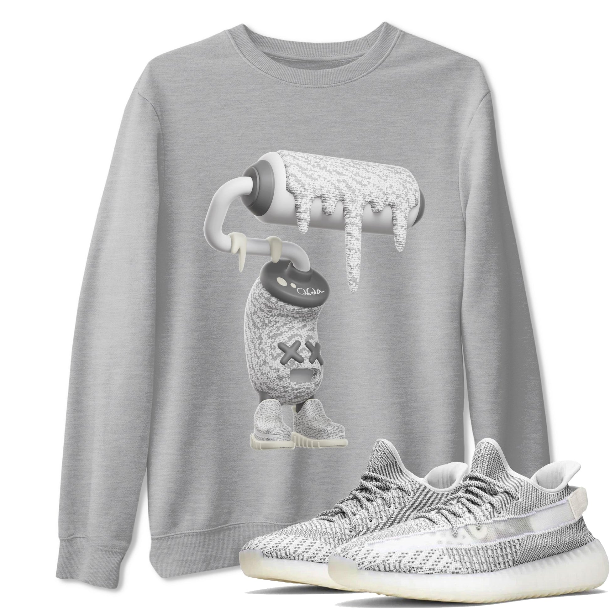 3D Paint Roller Sneaker Tee - Yeezy 350 Static