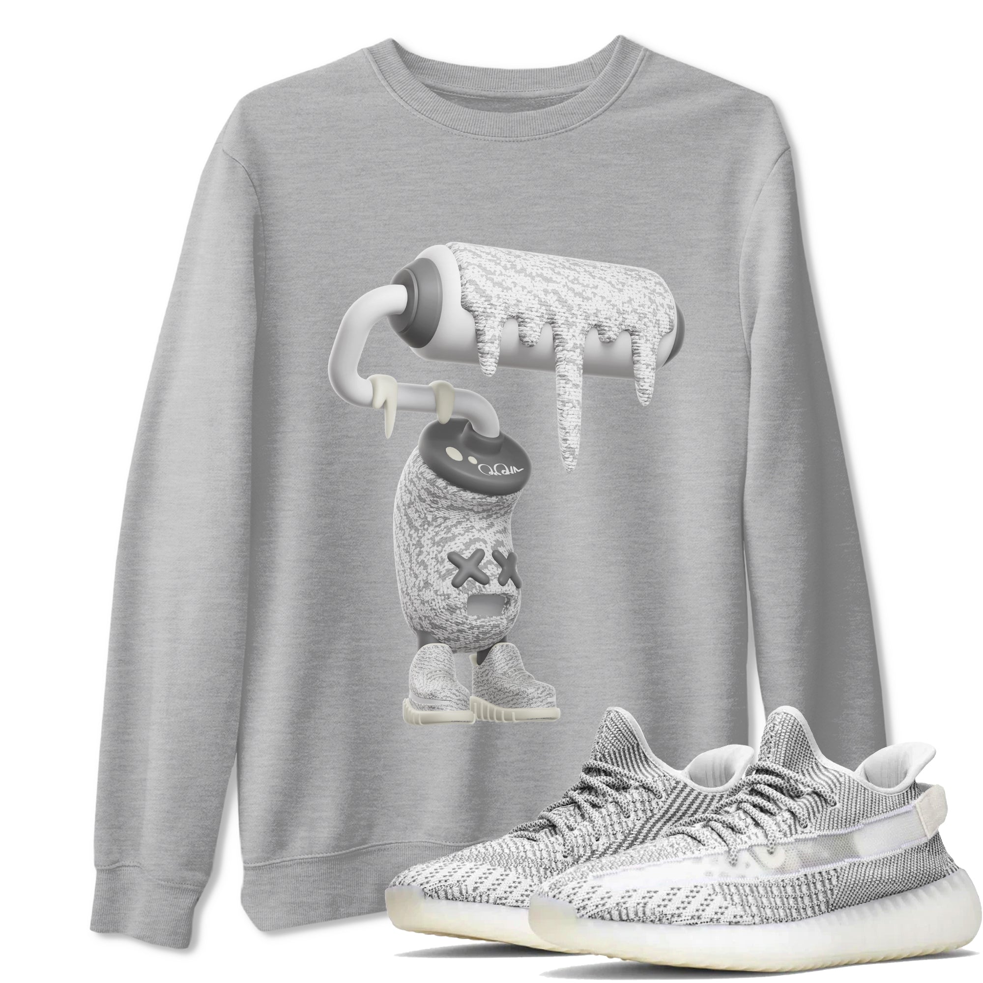 3D Paint Roller Sneaker Tee - Yeezy 350 Static