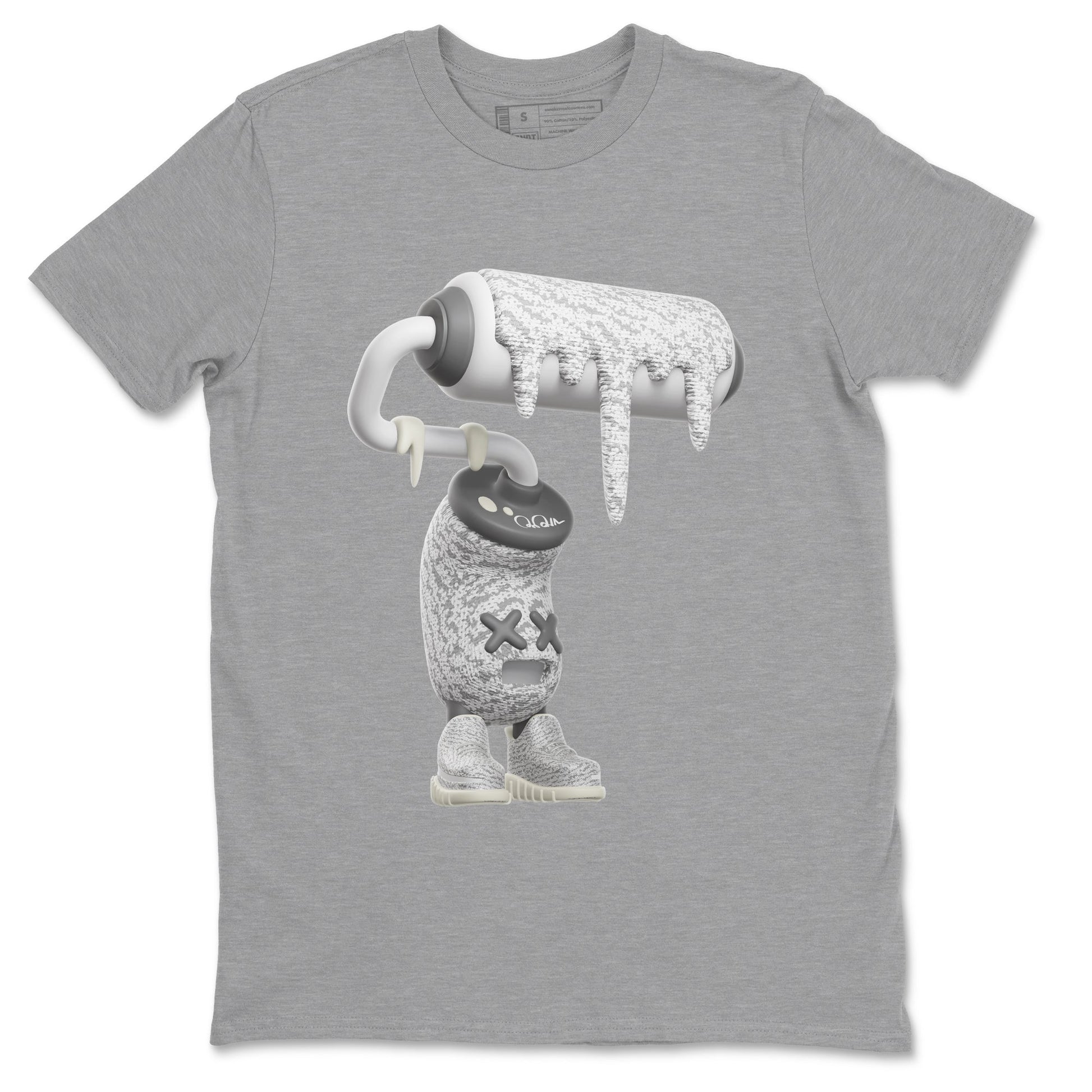 3D Paint Roller Sneaker Tee - Yeezy 350 Static