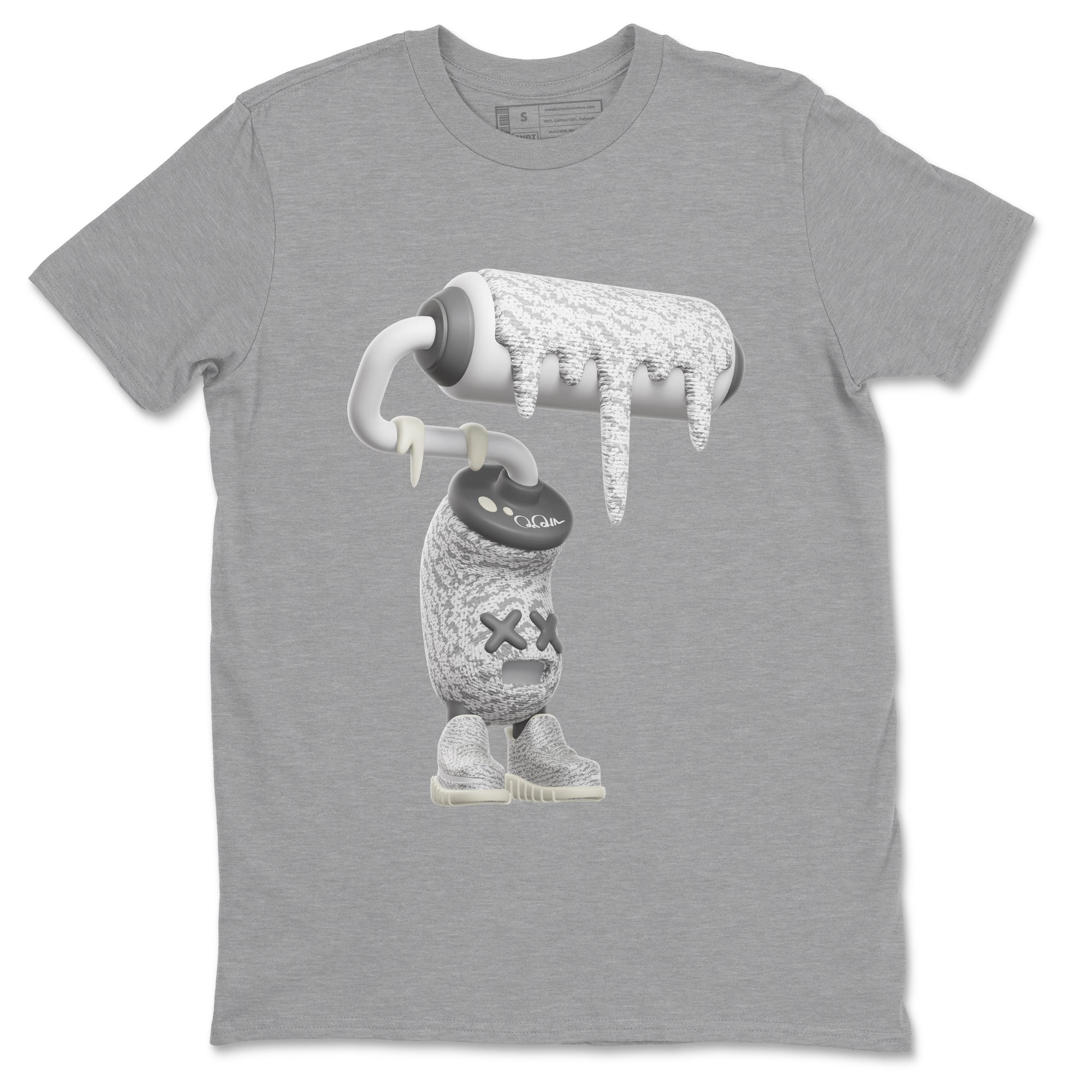 3D Paint Roller Sneaker Tee - Yeezy 350 Static