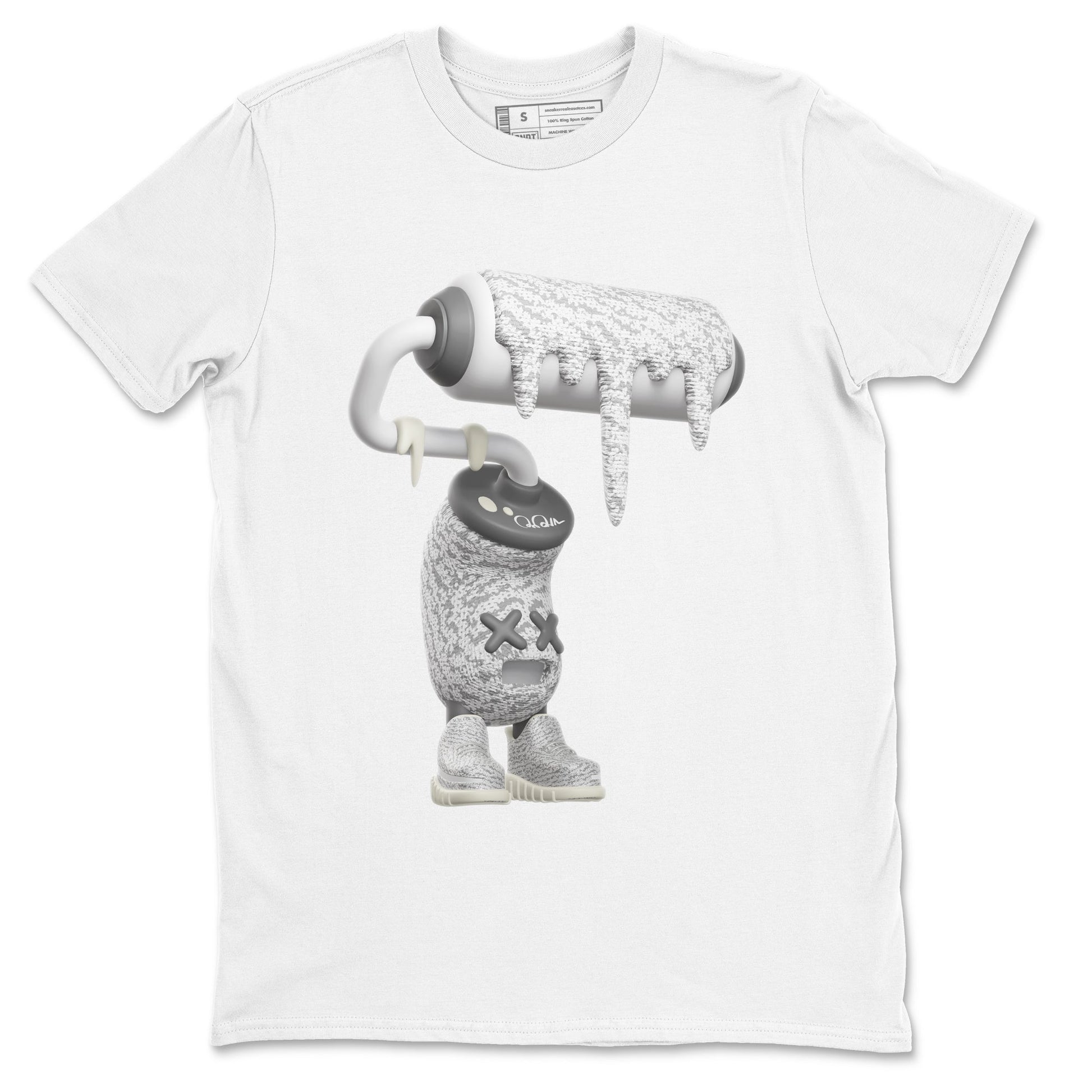 3D Paint Roller Sneaker Tee - Yeezy 350 Static