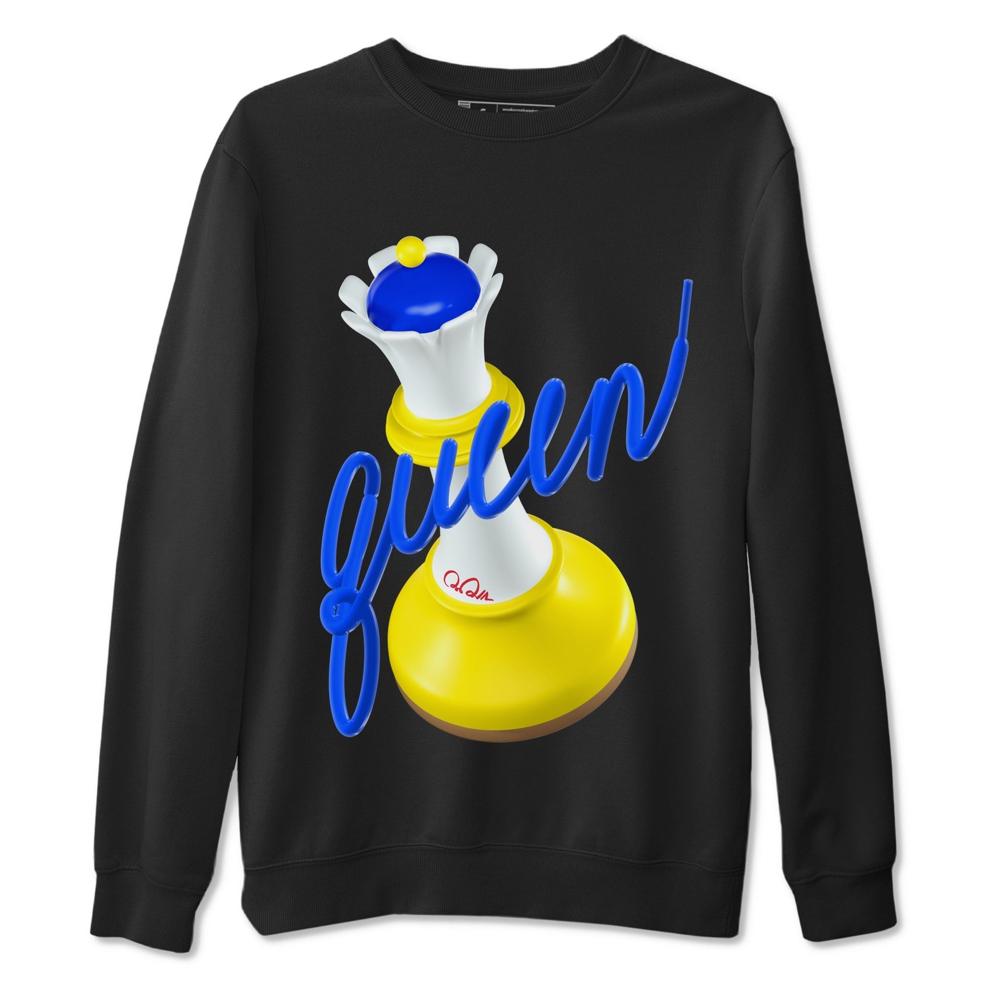 3D Queen Sneaker Tees - Air Jordan 1 Travis Scott Canary