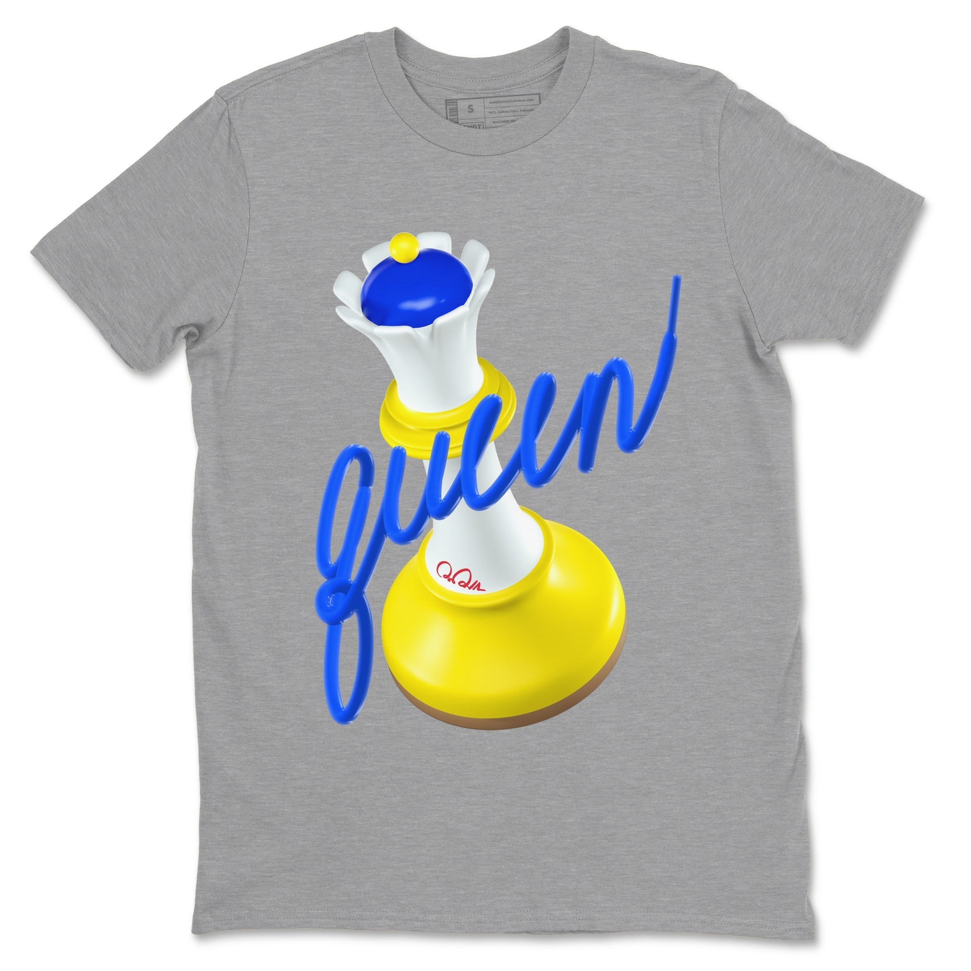 3D Queen Sneaker Tees - Air Jordan 1 Travis Scott Canary