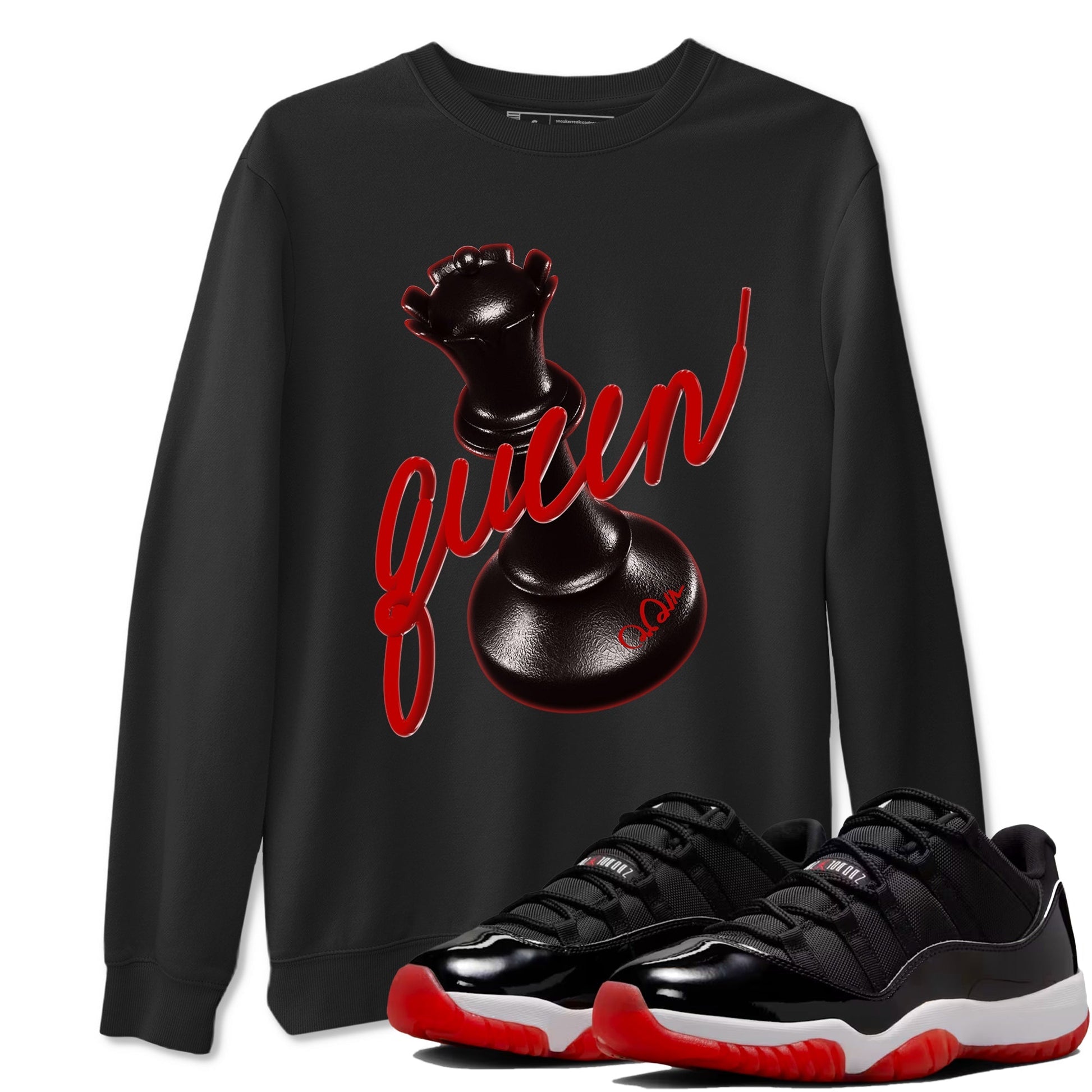 3d Queen Sneaker Tees - Air Jordan 11 Bred