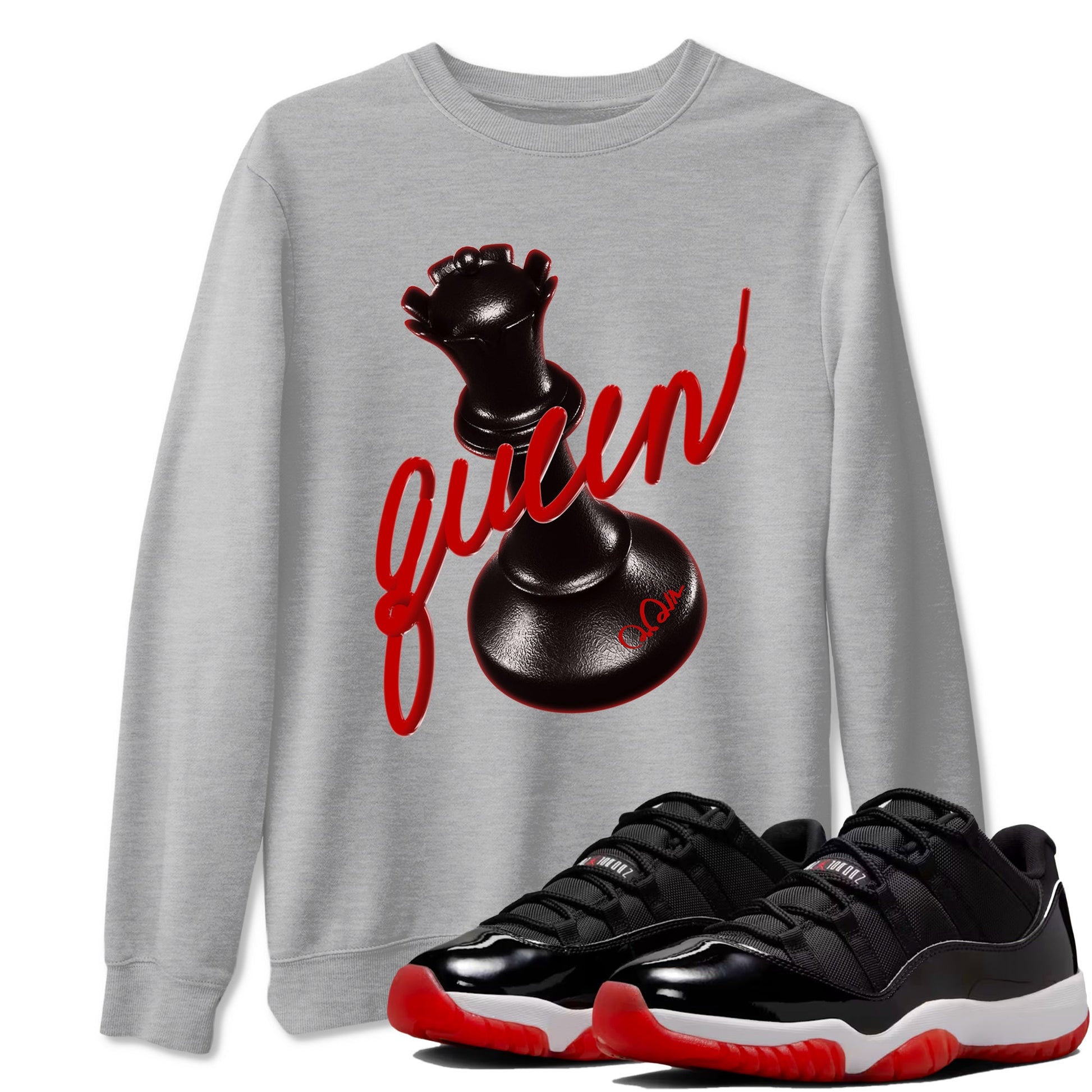 3d Queen Sneaker Tees - Air Jordan 11 Bred