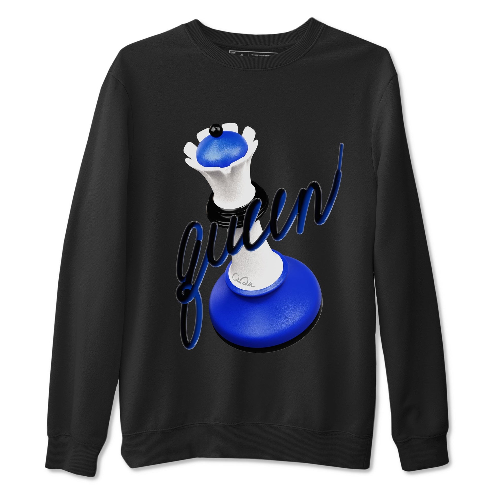 3D Queen Sneaker Tees - Air Jordan 12 Blueberry