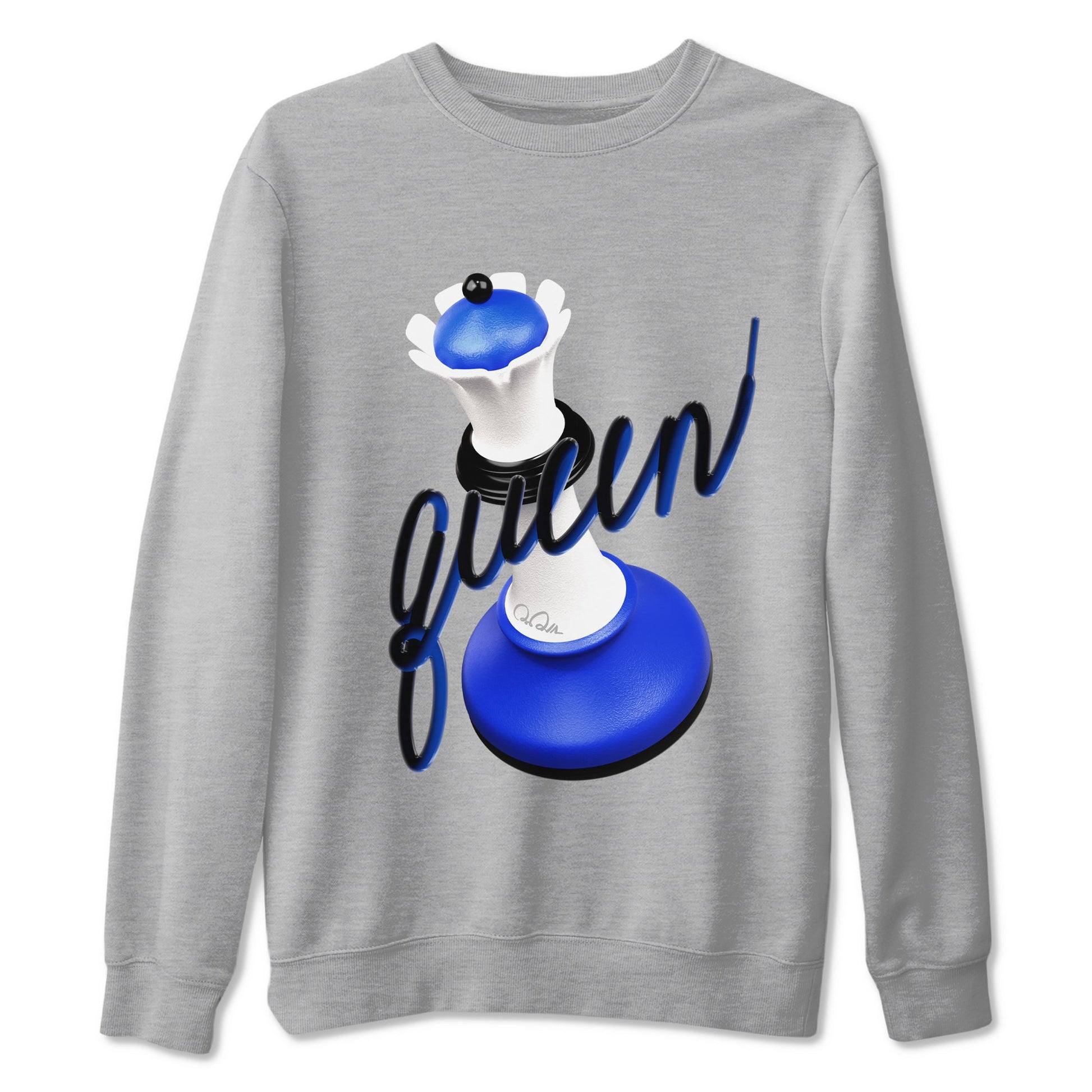 3D Queen Sneaker Tees - Air Jordan 12 Blueberry