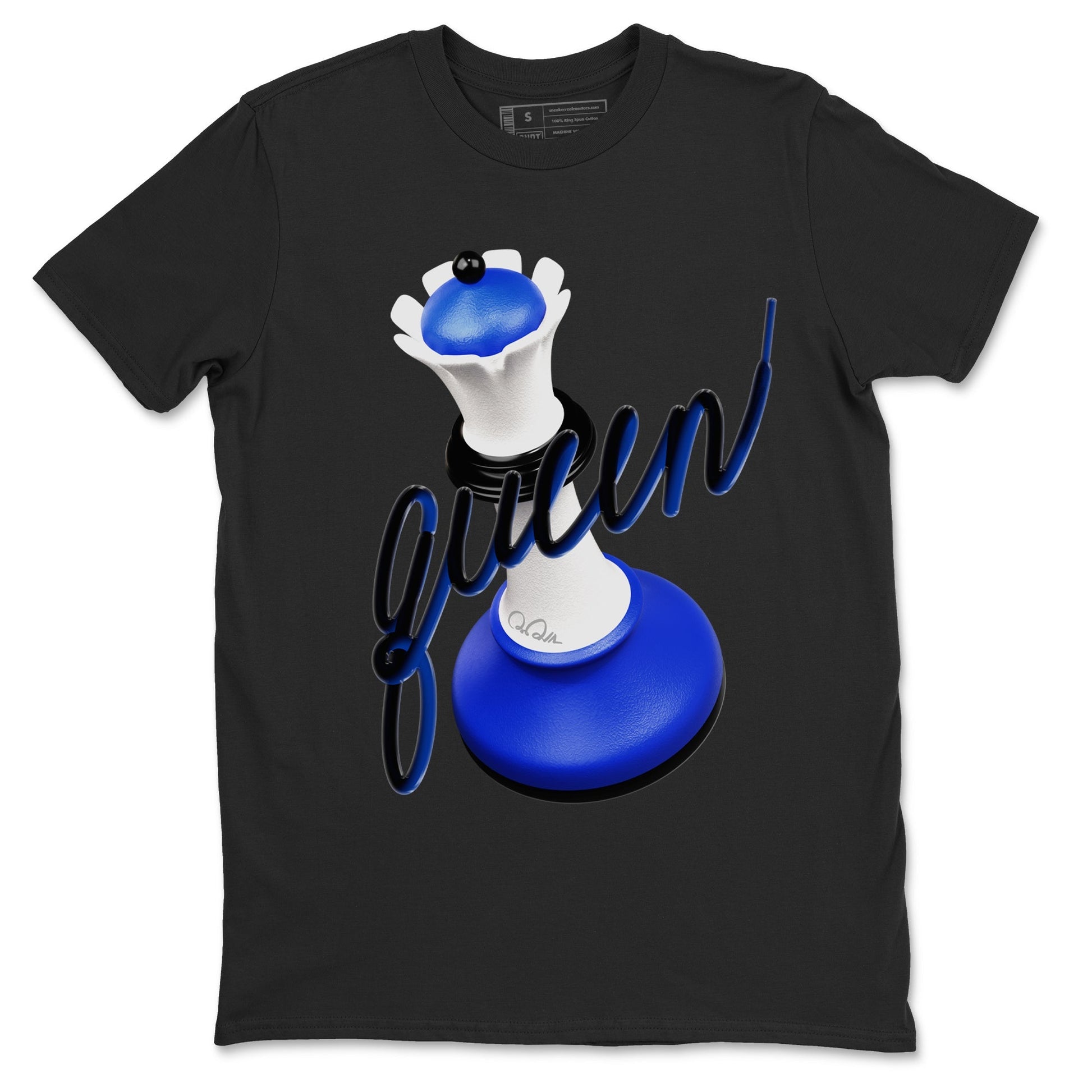 3D Queen Sneaker Tees - Air Jordan 12 Blueberry