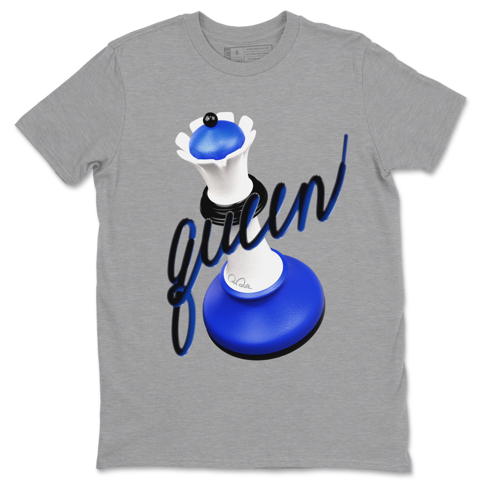 3D Queen Sneaker Tees - Air Jordan 12 Blueberry