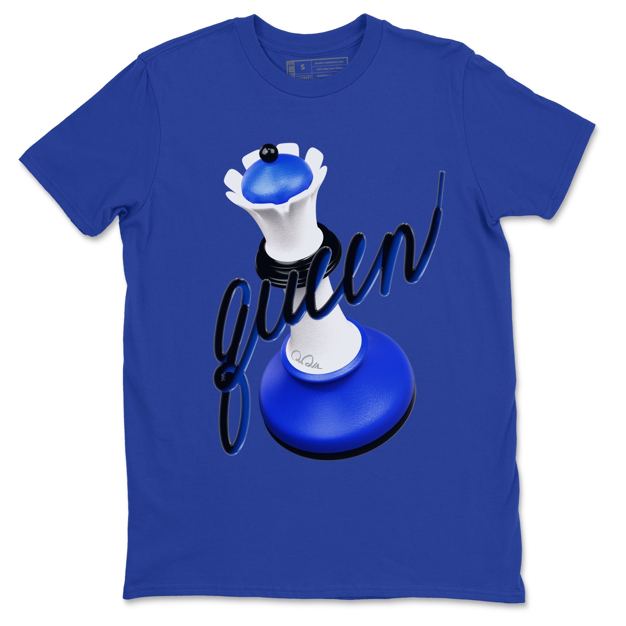 3D Queen Sneaker Tees - Air Jordan 12 Blueberry