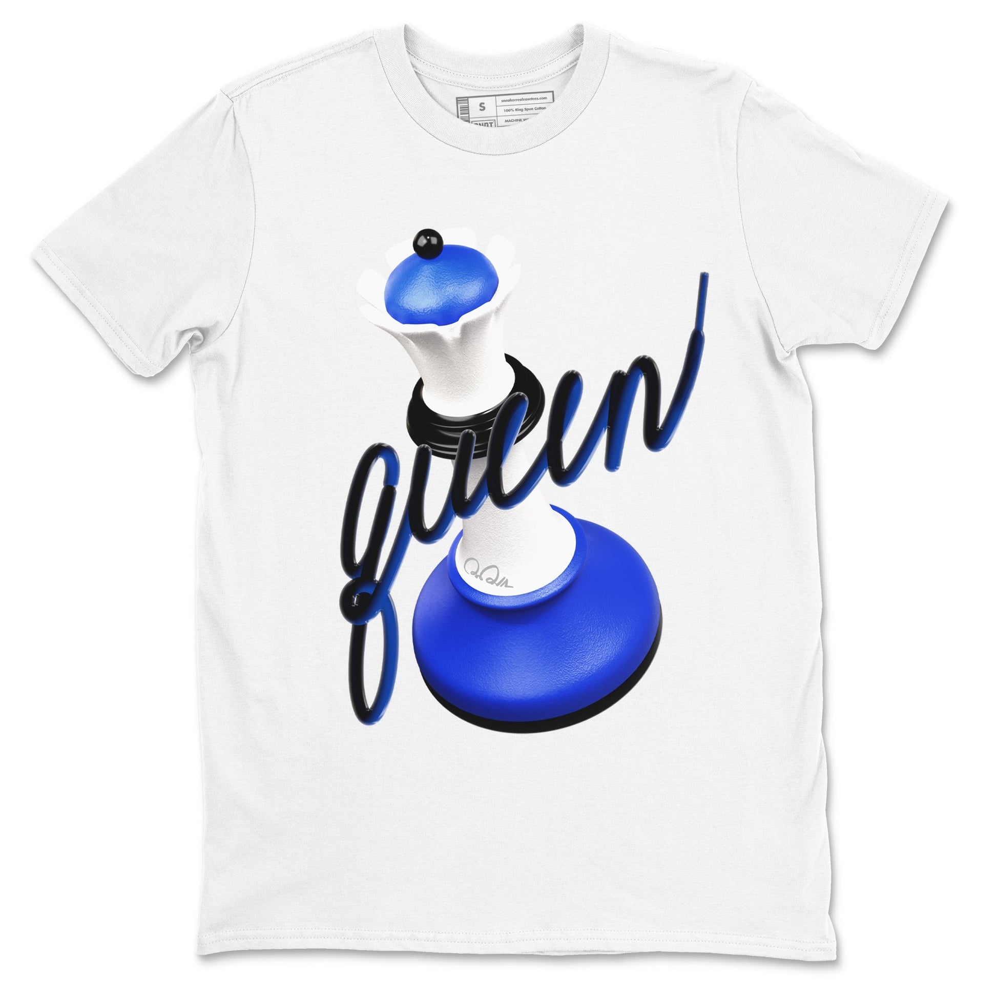 3D Queen Sneaker Tees - Air Jordan 12 Blueberry