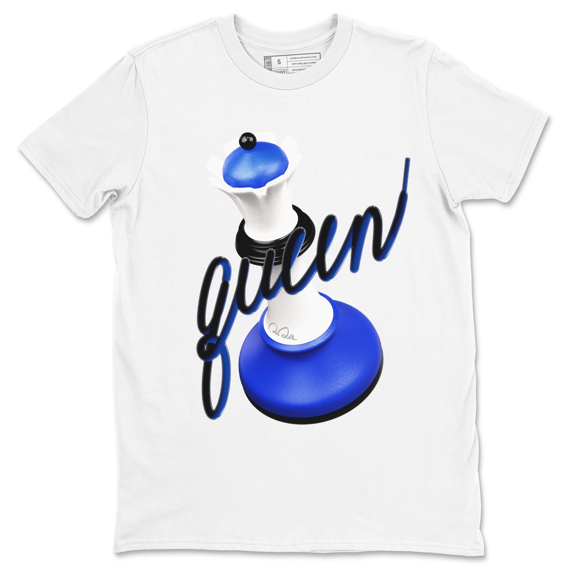 3D Queen Sneaker Tees - Air Jordan 12 Blueberry
