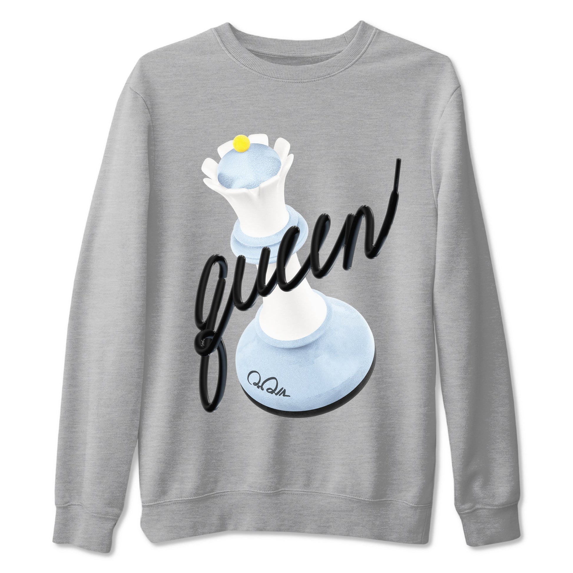 3D Queen Sneaker Tees - Air Jordan 13 Blue Grey