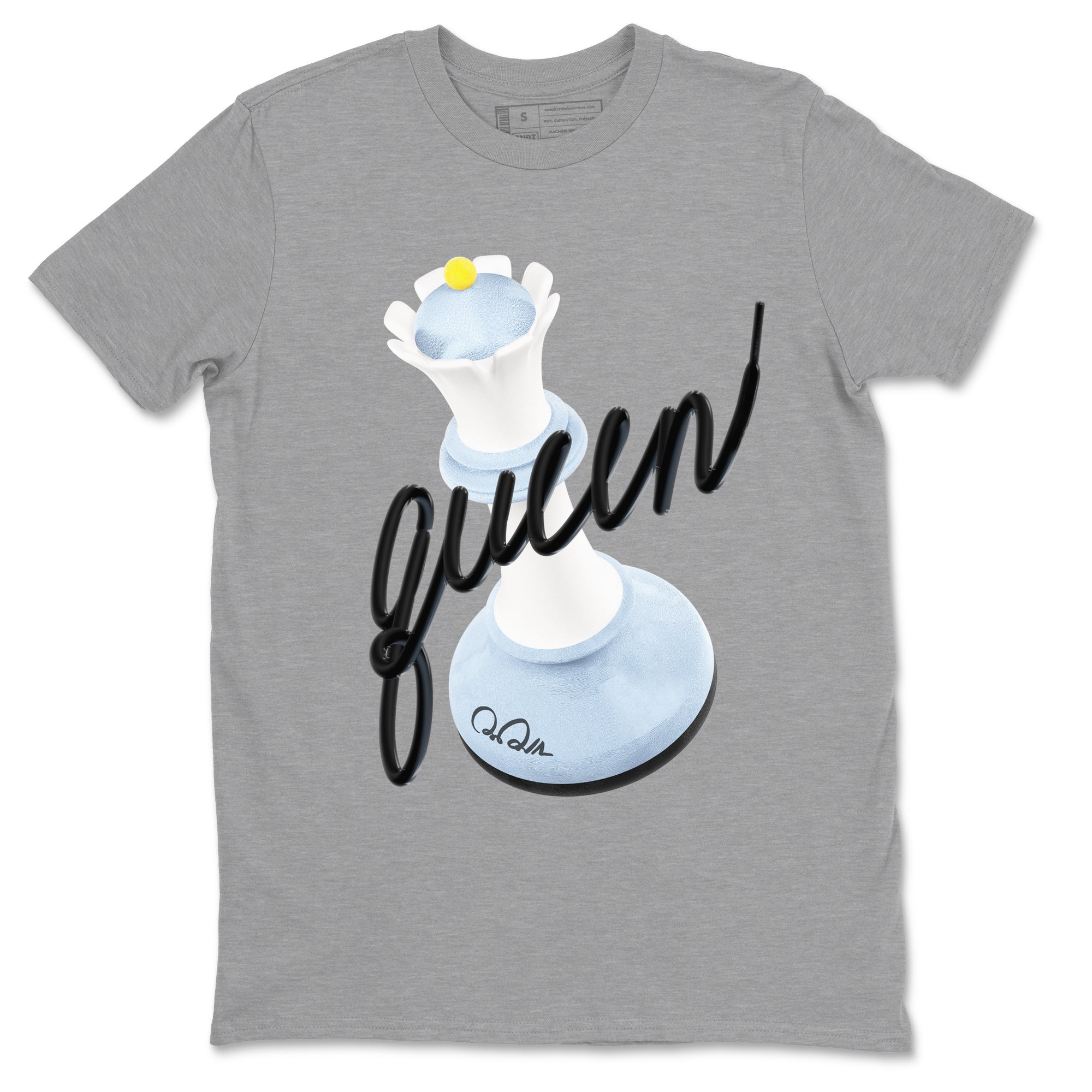 3D Queen Sneaker Tees - Air Jordan 13 Blue Grey