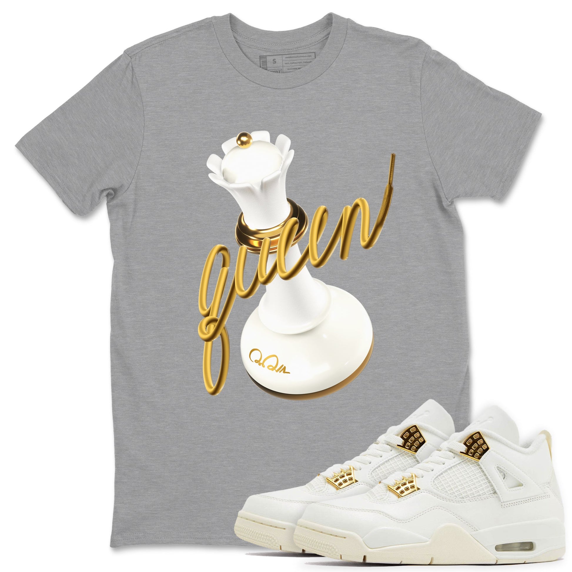 3D Queen Sneaker Tees - Air Jordan 4 Sail 2024