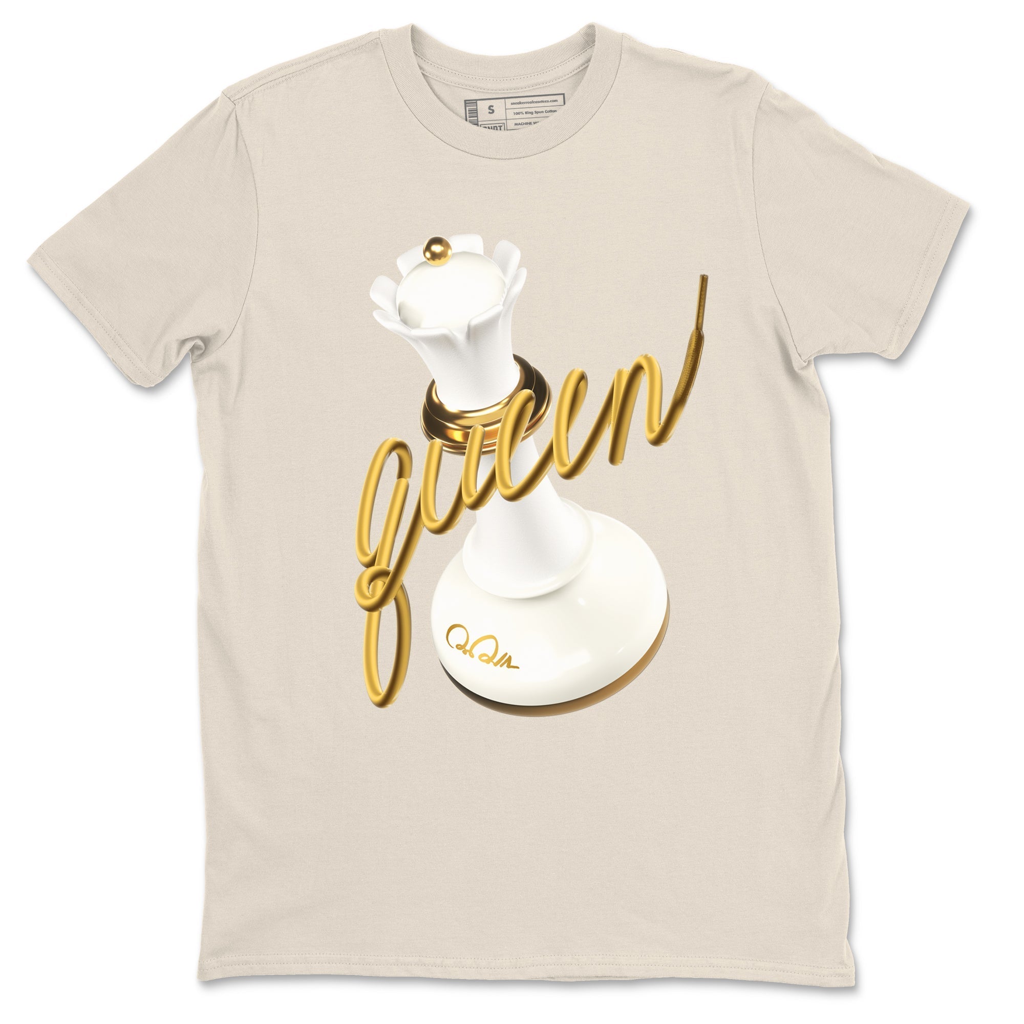 3D Queen Sneaker Tees - Air Jordan 4 Sail 2024