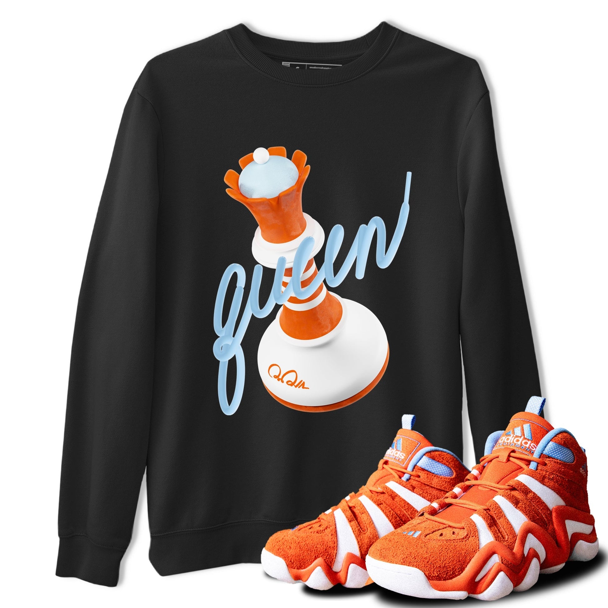 3D Queen Sneaker Tee - Crazy 8 Team Orange