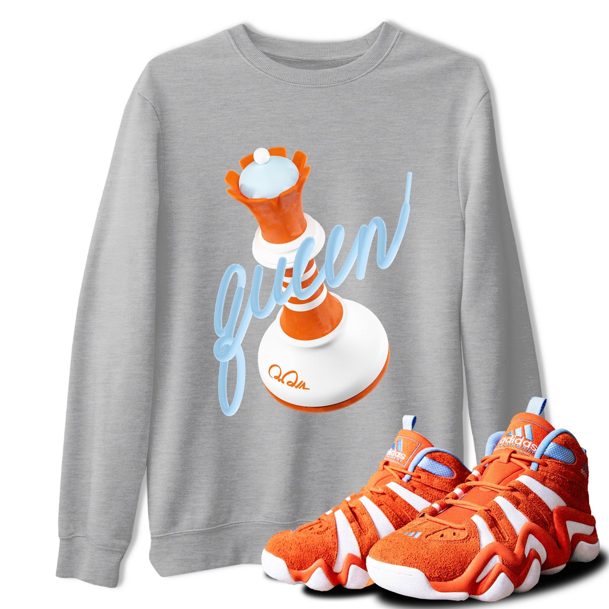 3D Queen Sneaker Tee - Crazy 8 Team Orange