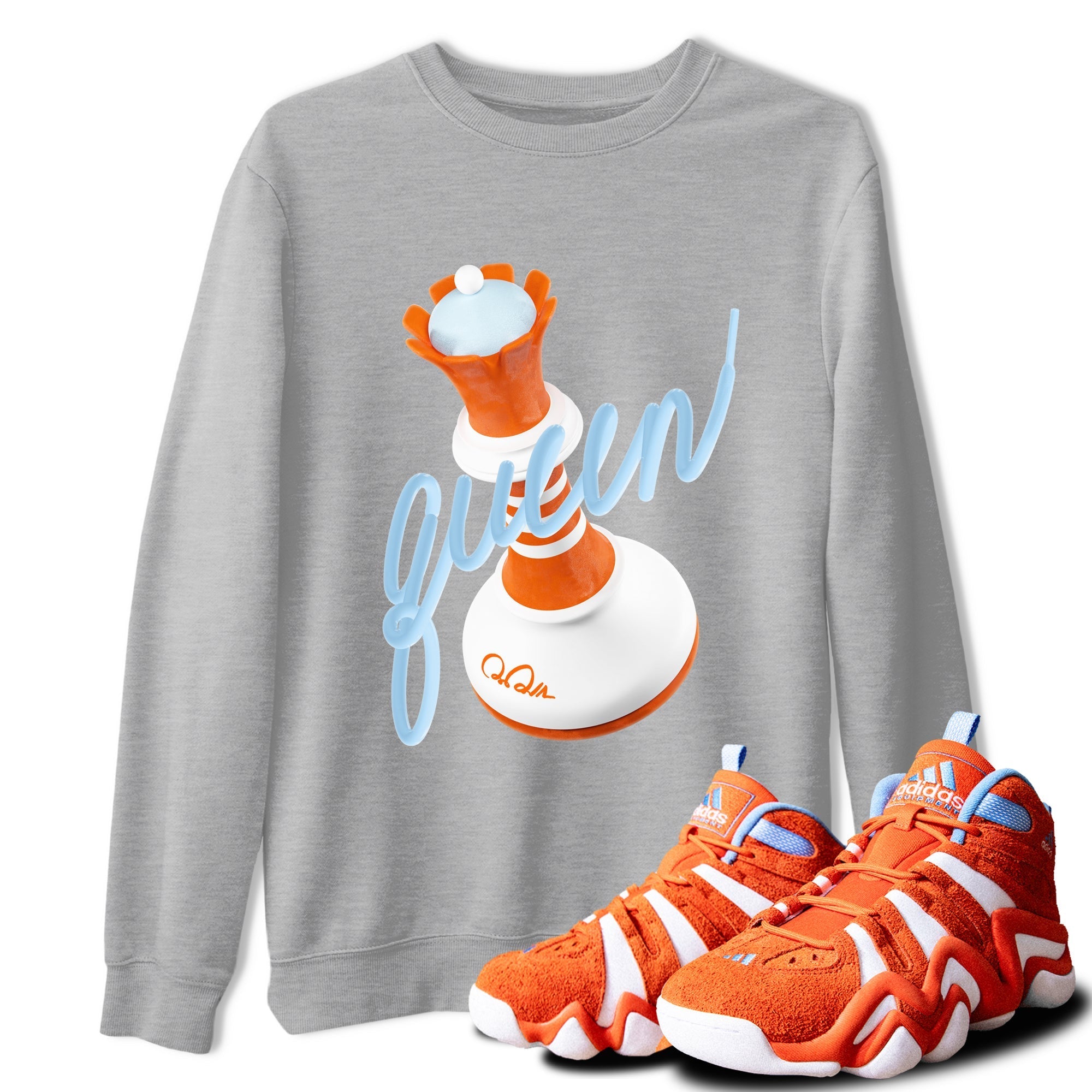 3D Queen Sneaker Tee - Crazy 8 Team Orange