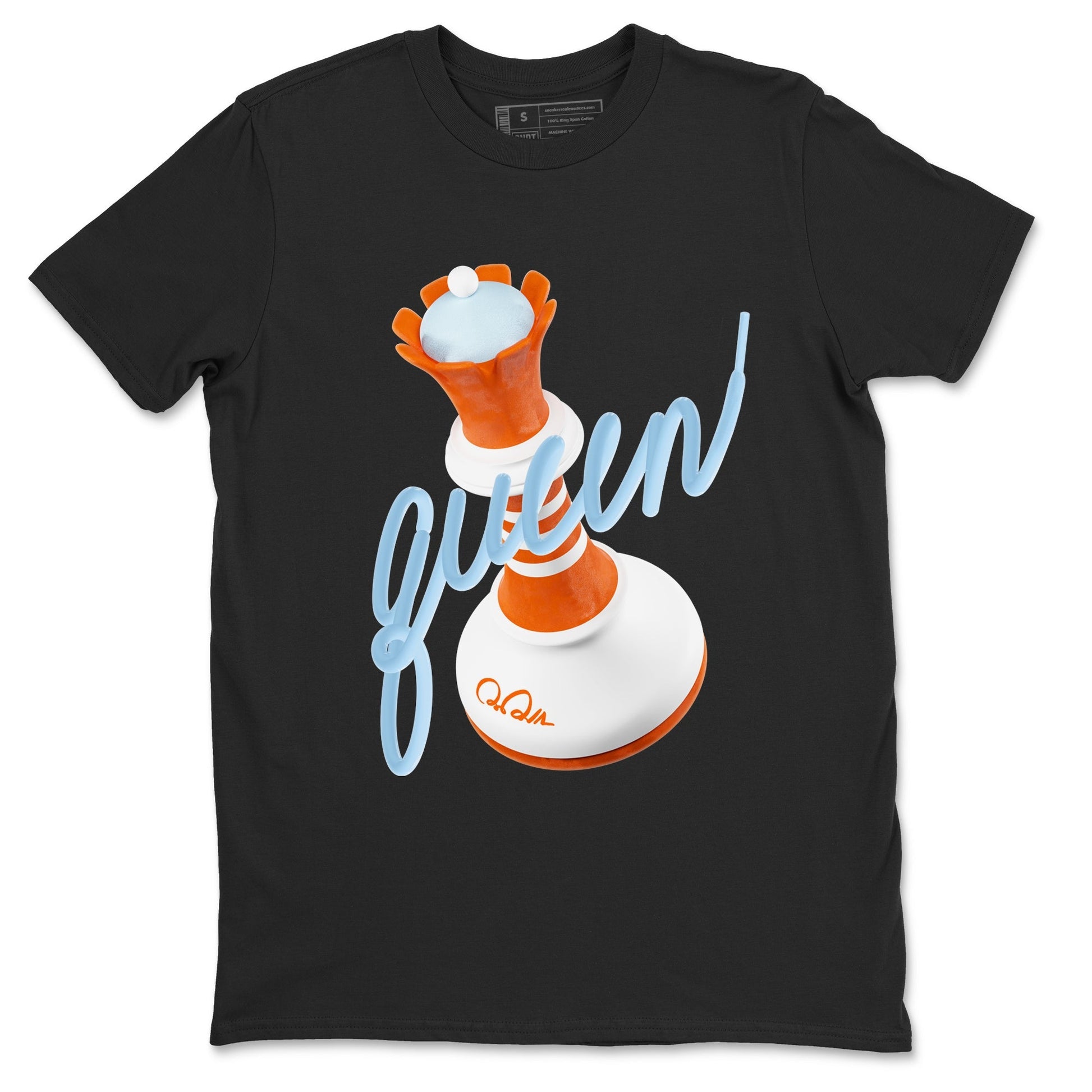 3D Queen Sneaker Tee - Crazy 8 Team Orange